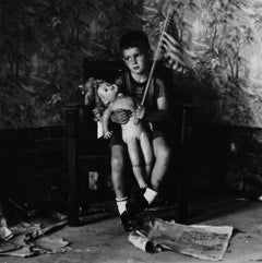 Vintage Untitled (Boy with Flag) [Christopher and the Rebuilding of America]