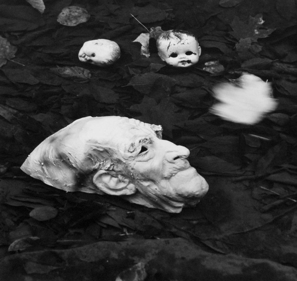 Ralph Eugene Meatyard Figurative Photograph - Untitled (Mask in Water)