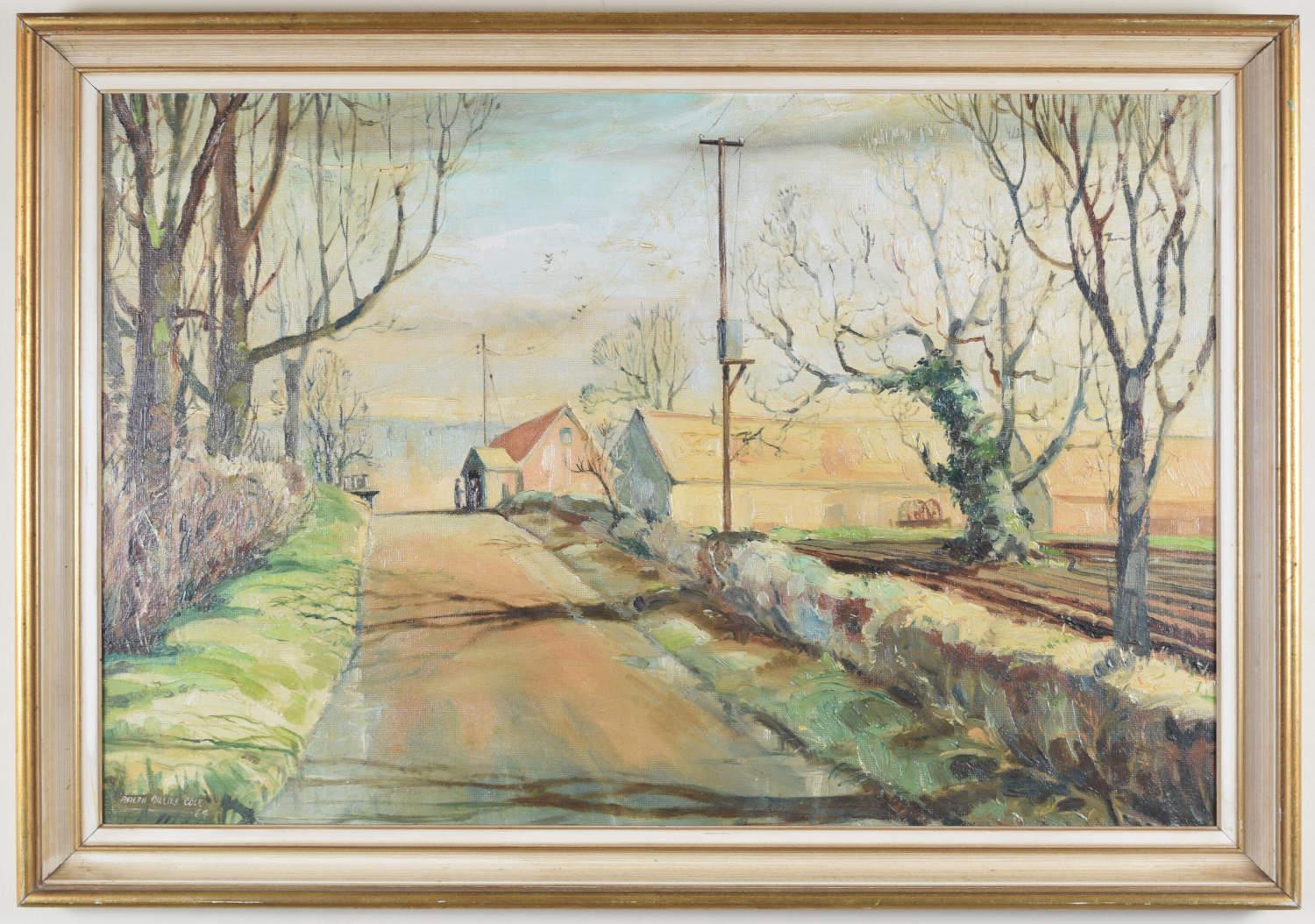 To see our other Modern British Art, scroll down to "More from this Seller" and below it click on "See all from this Seller" - or send us a message if you cannot find the artist you want.

Ralph Gillies Cole (1915-1994)
Farmhouse in English