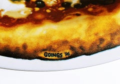 Art about Food Pizza Stromboli Mezzalluna - Mezzogiorno - New York, NY (Plate)