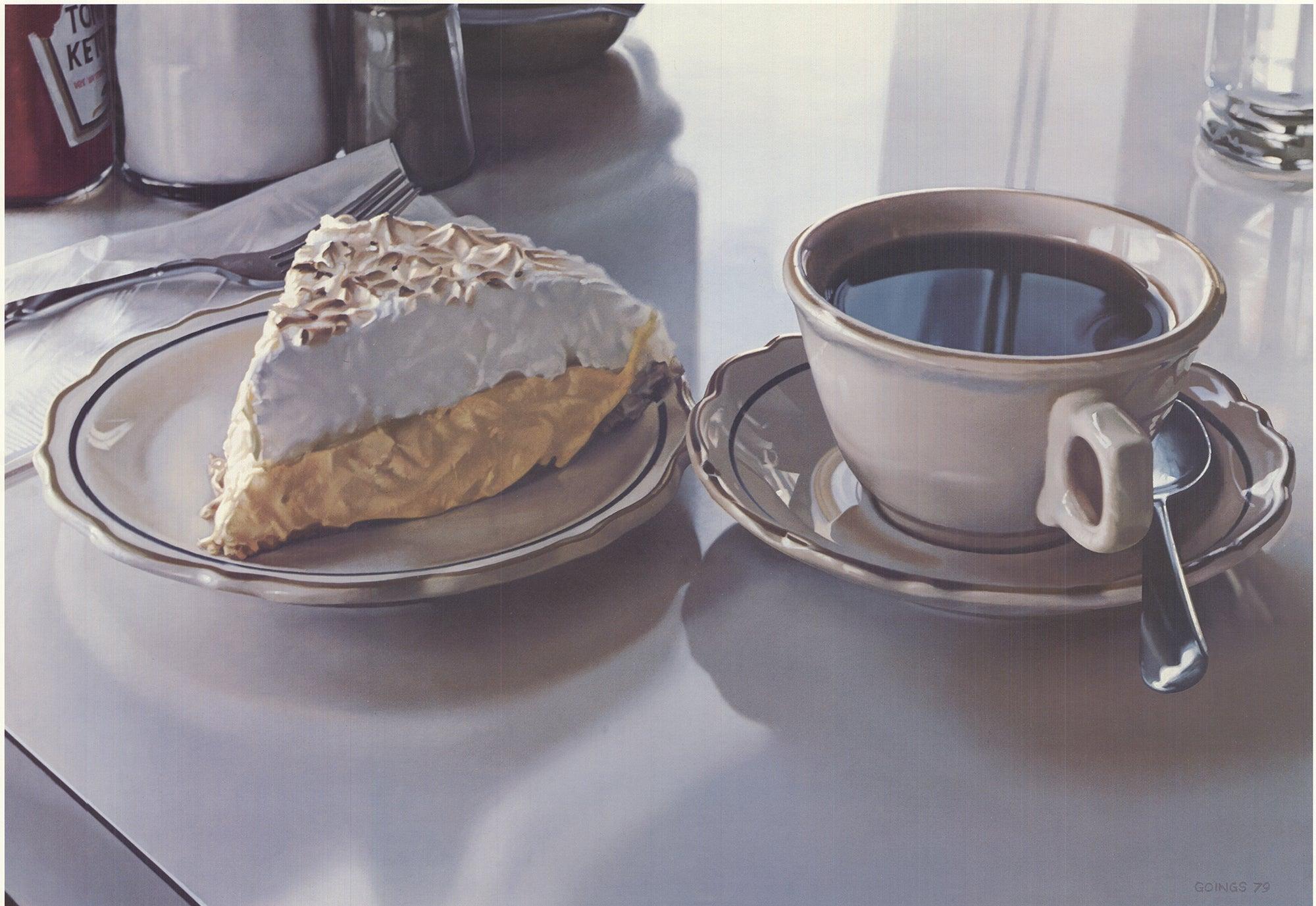 1987 Ralph Goings 'Cream Pie' Original Poster For Sale 1