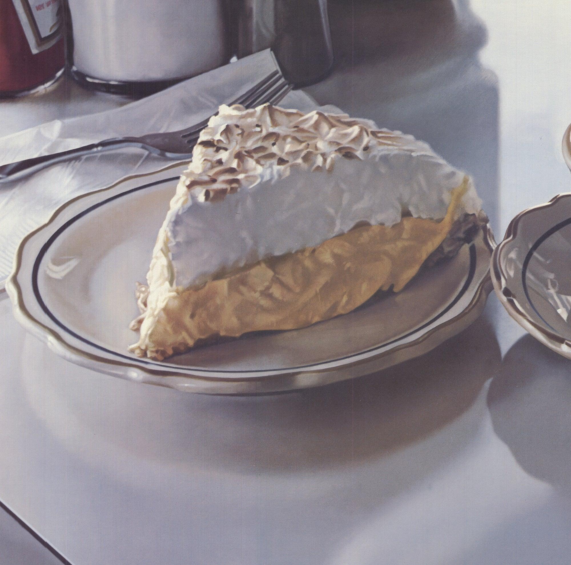 1987 Ralph Goings 'Cream Pie' Realism Neutral Offset Lithograph 1