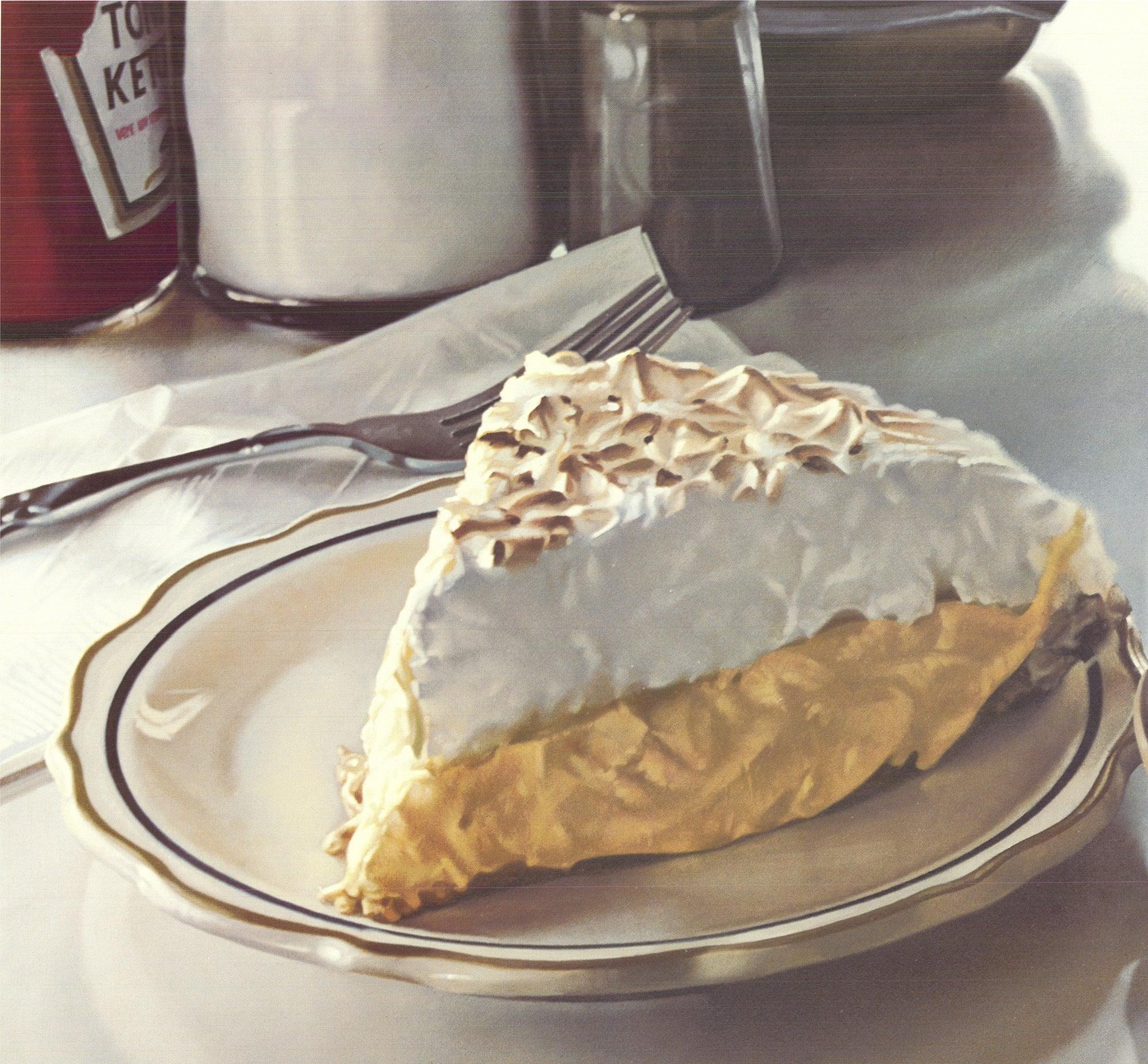 1987 Ralph Goings 'Cream Pie' Vintage Hand-Signed For Sale 2
