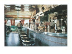 Ralph Goings 'Ralph's Diner (sin texto)' 1975- Cartel Vintage