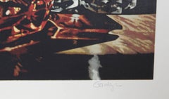 Stillleben mit Zuckerdosen, fotorealistische Serigrafie von Ralph Goings