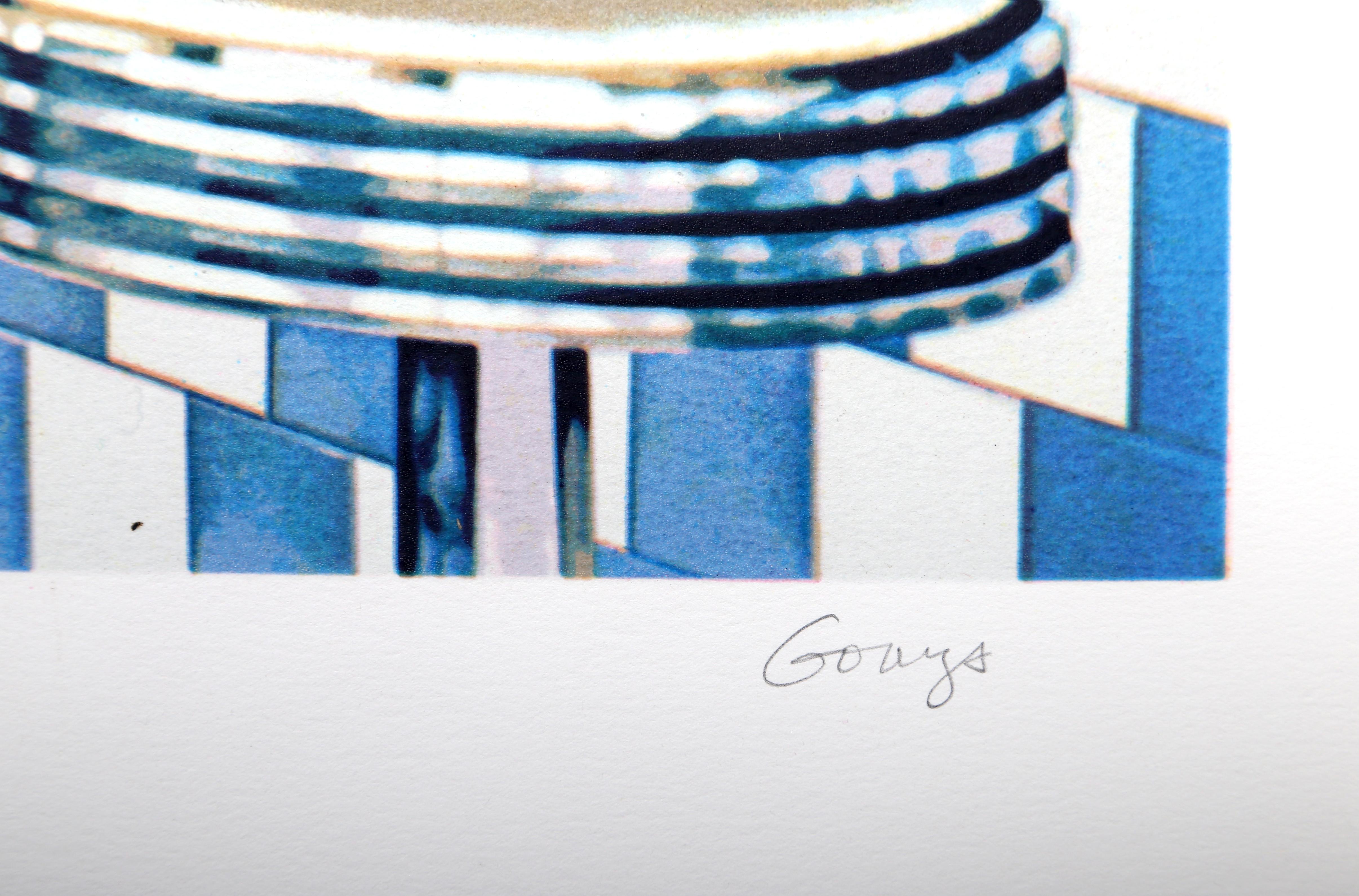 Tiled Lunch Counter, Photorealist Screenprint by Ralph Goings For Sale 2