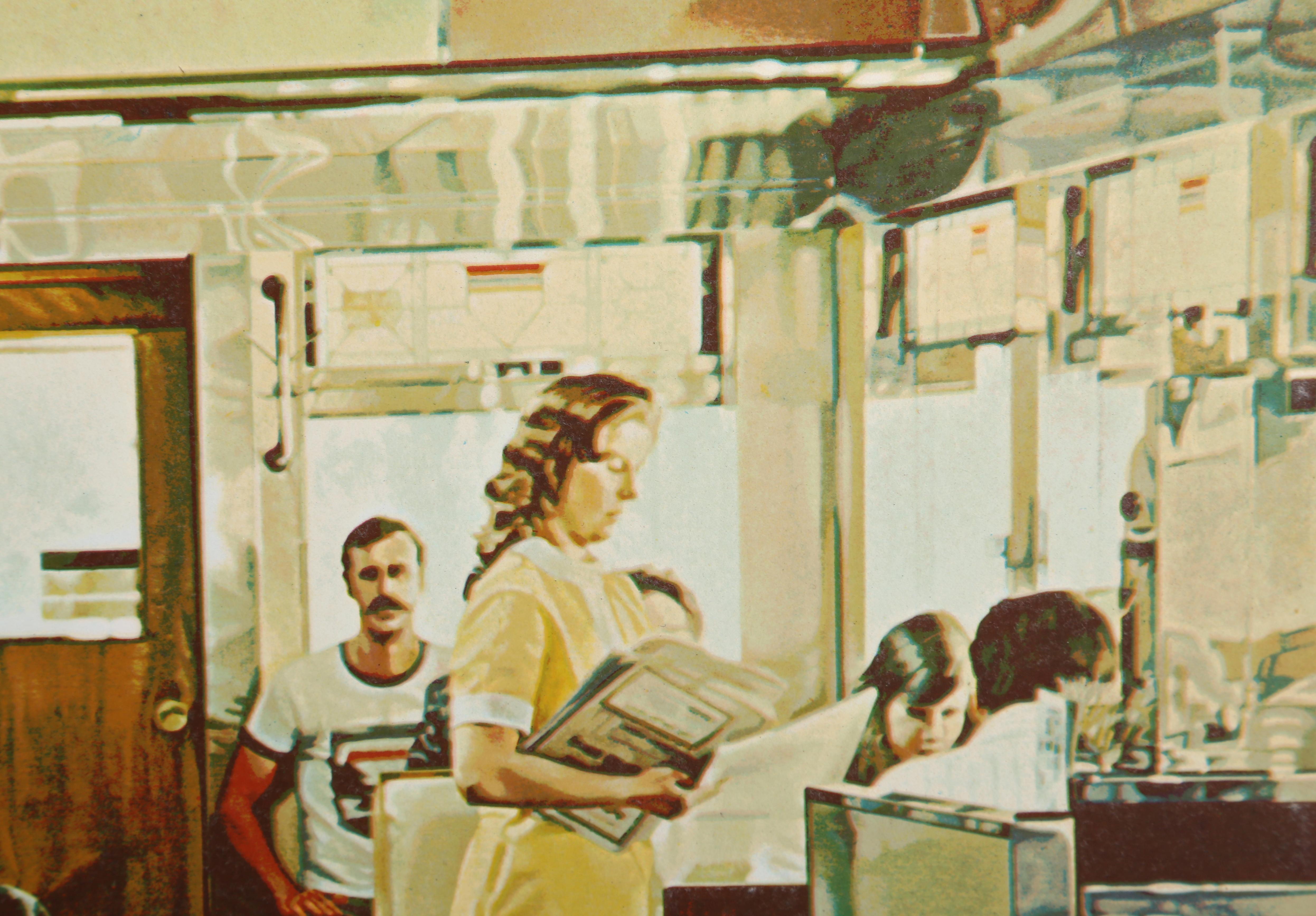 Unadilla Diner, serigrafía fotorrealista de Ralph Goings en venta 2