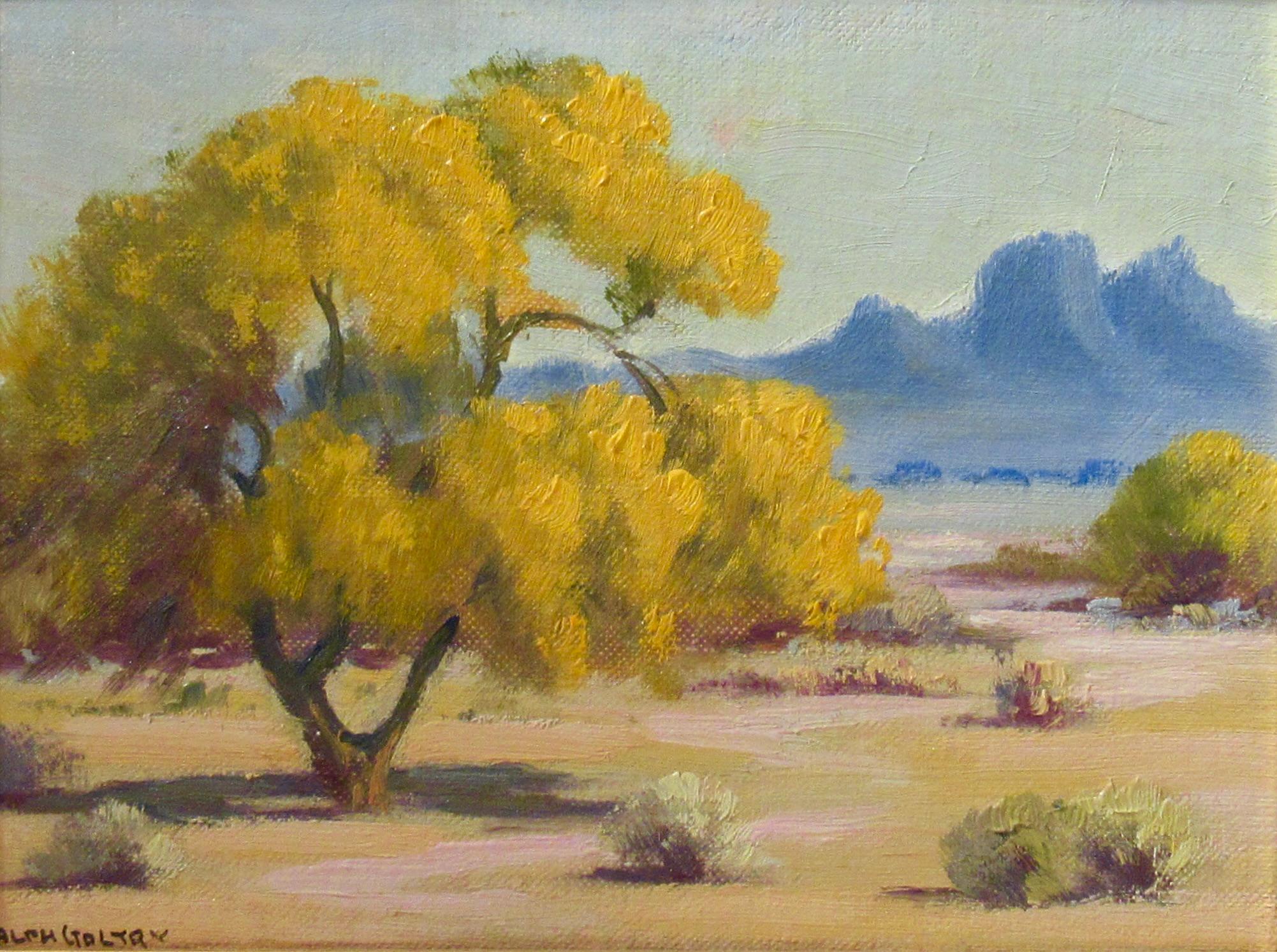 Southwest Landscape - Painting by Ralph Goltry