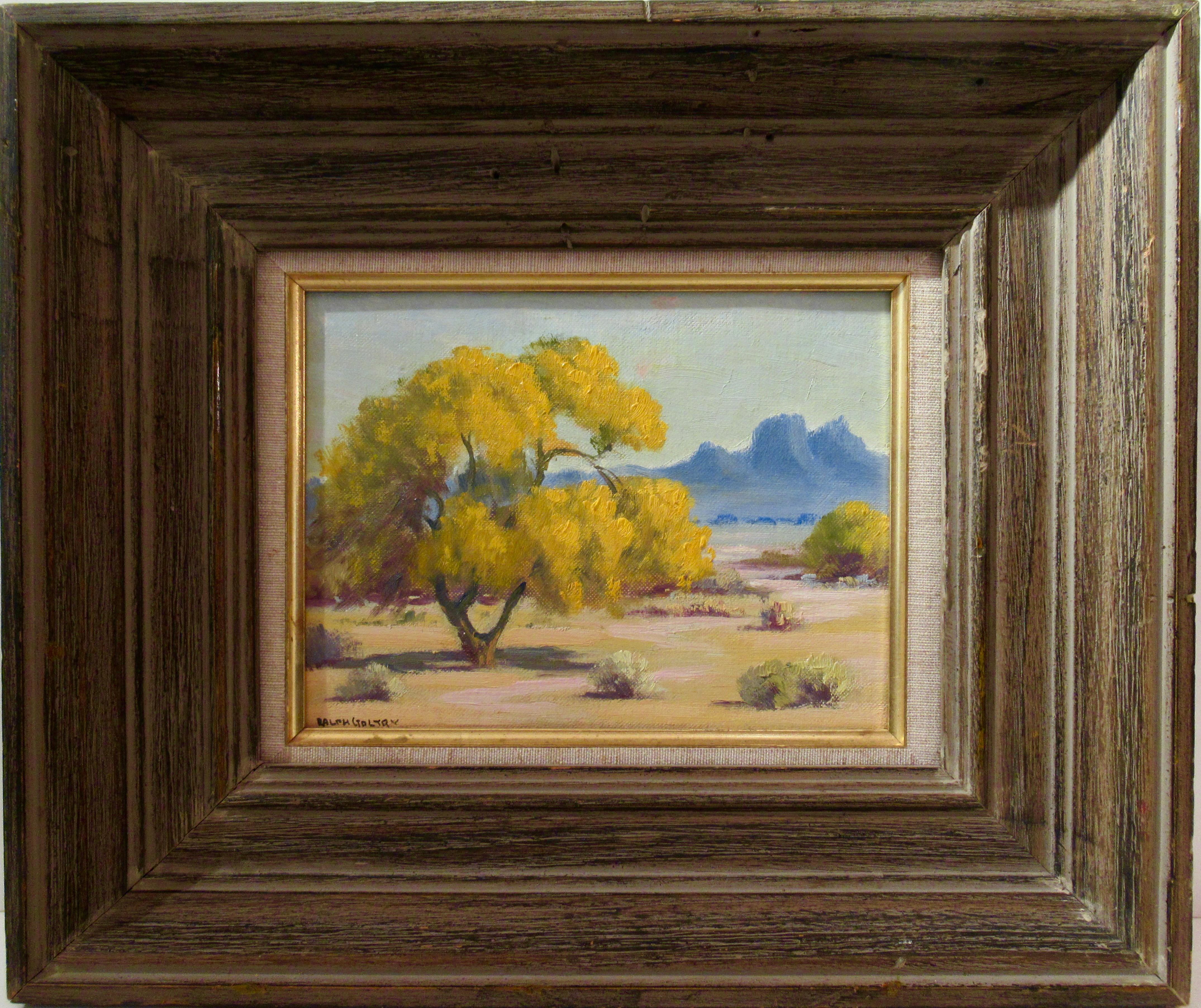 Ralph Goltry Figurative Painting - Southwest Landscape