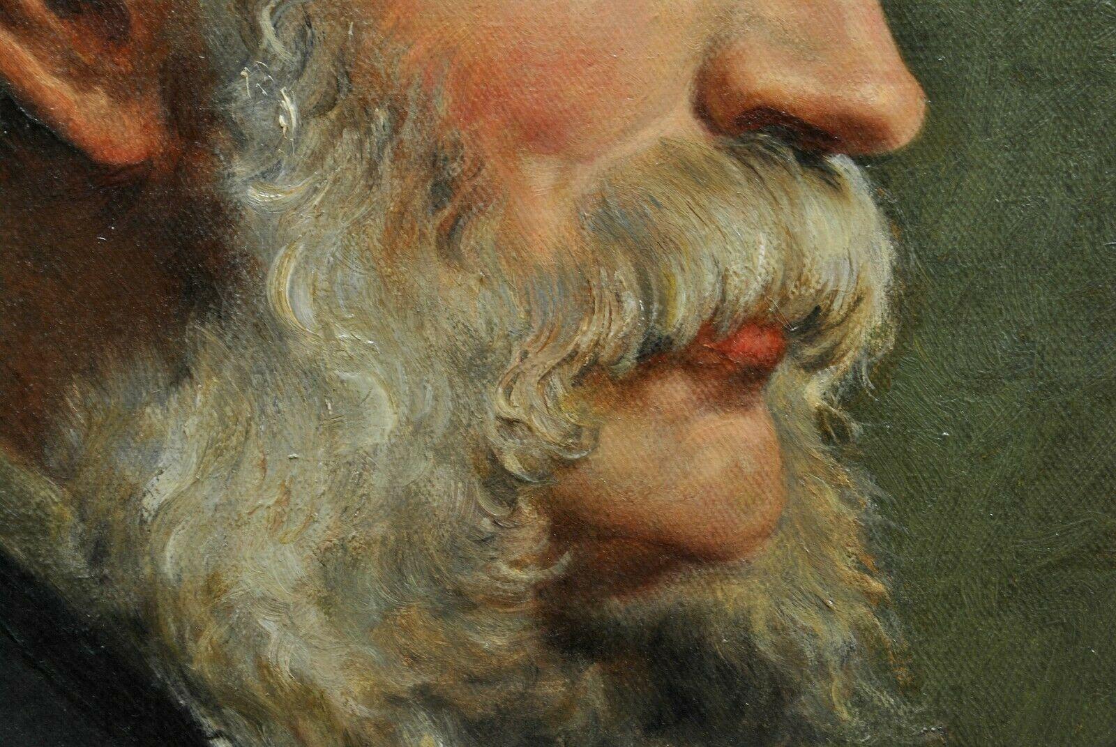 Portrait d'un Gentleman - Huile sur toile anglaise du 19ème siècle - Peinture ancienne d'un homme 1