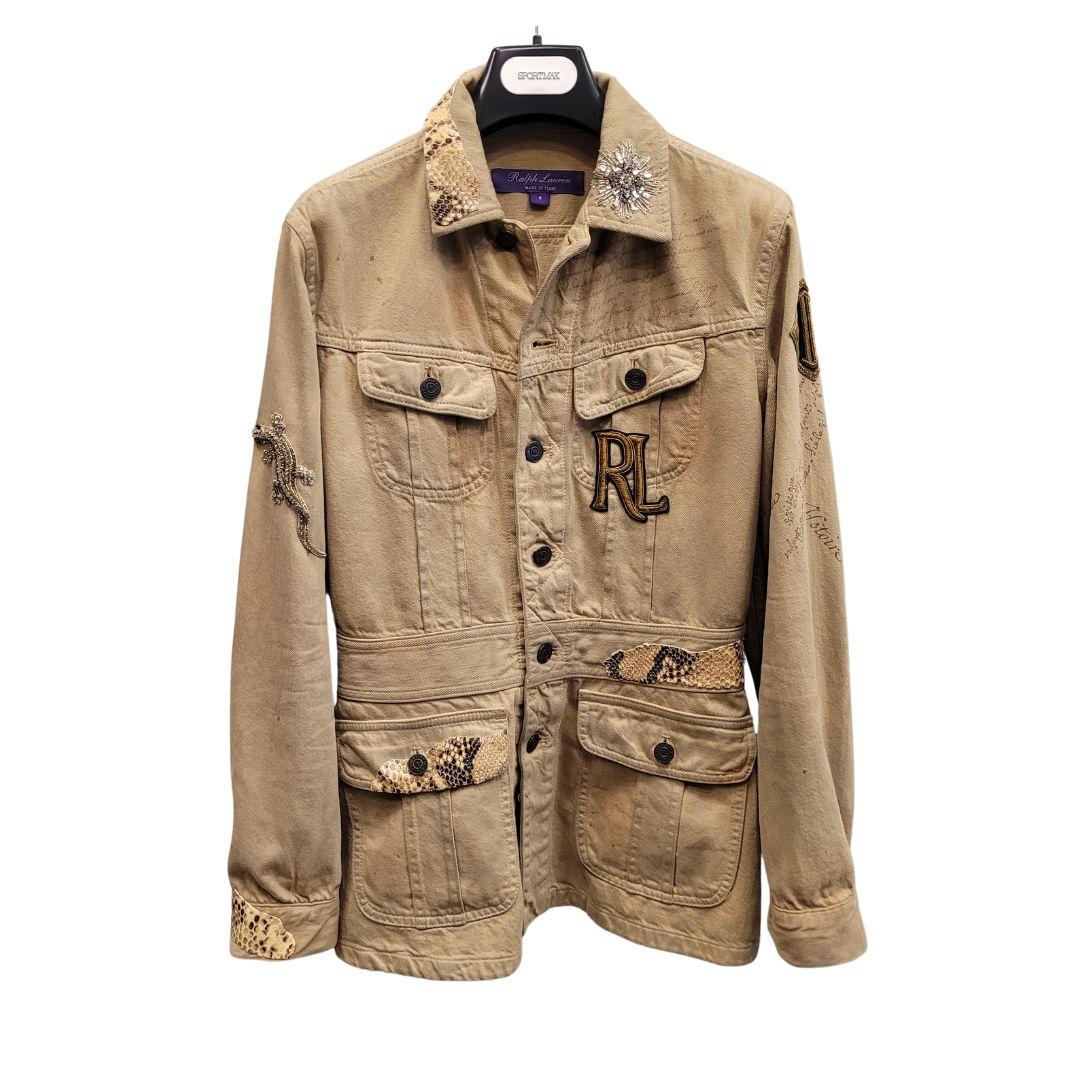 Ralph Laurec Collection Beige green Blazer Jacket 15