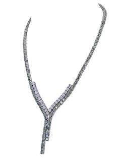 Ralph Lauren 18K Peridot and Diamond Necklace