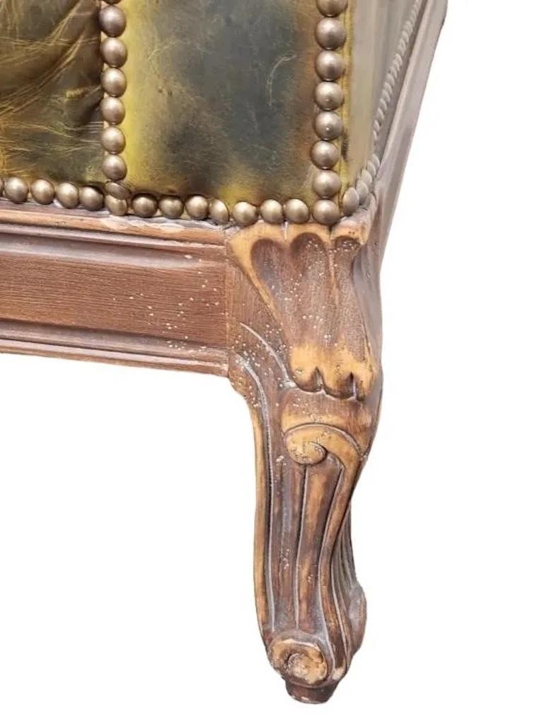 Hand-Crafted Ralph Lauren 20thc Chesterfield Leather Sofa