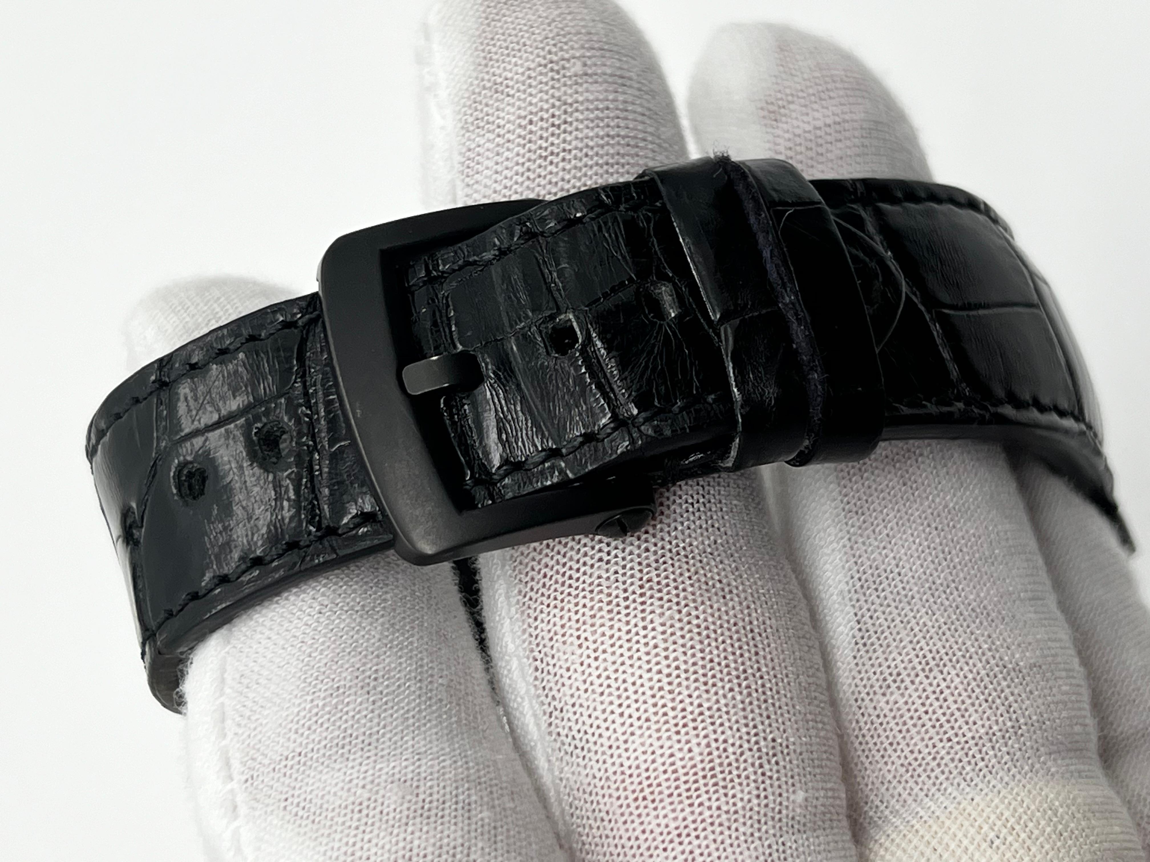 Ralph Lauren 359403 Automotive Collection 39mm Black Stainless Burl Wood 6