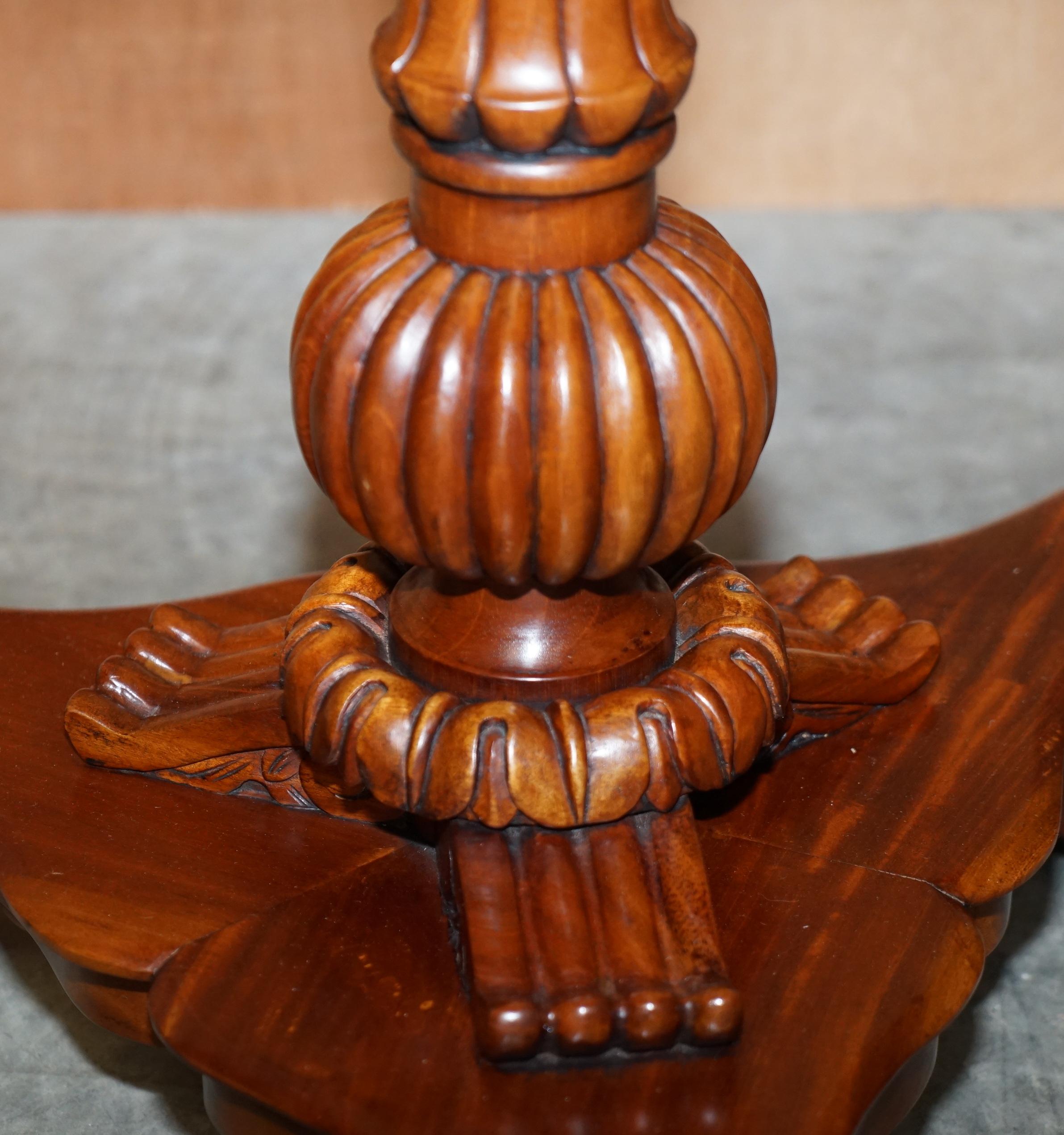 Hand-Crafted Ralph Lauren American Hardwood Occasional Table William IV Style