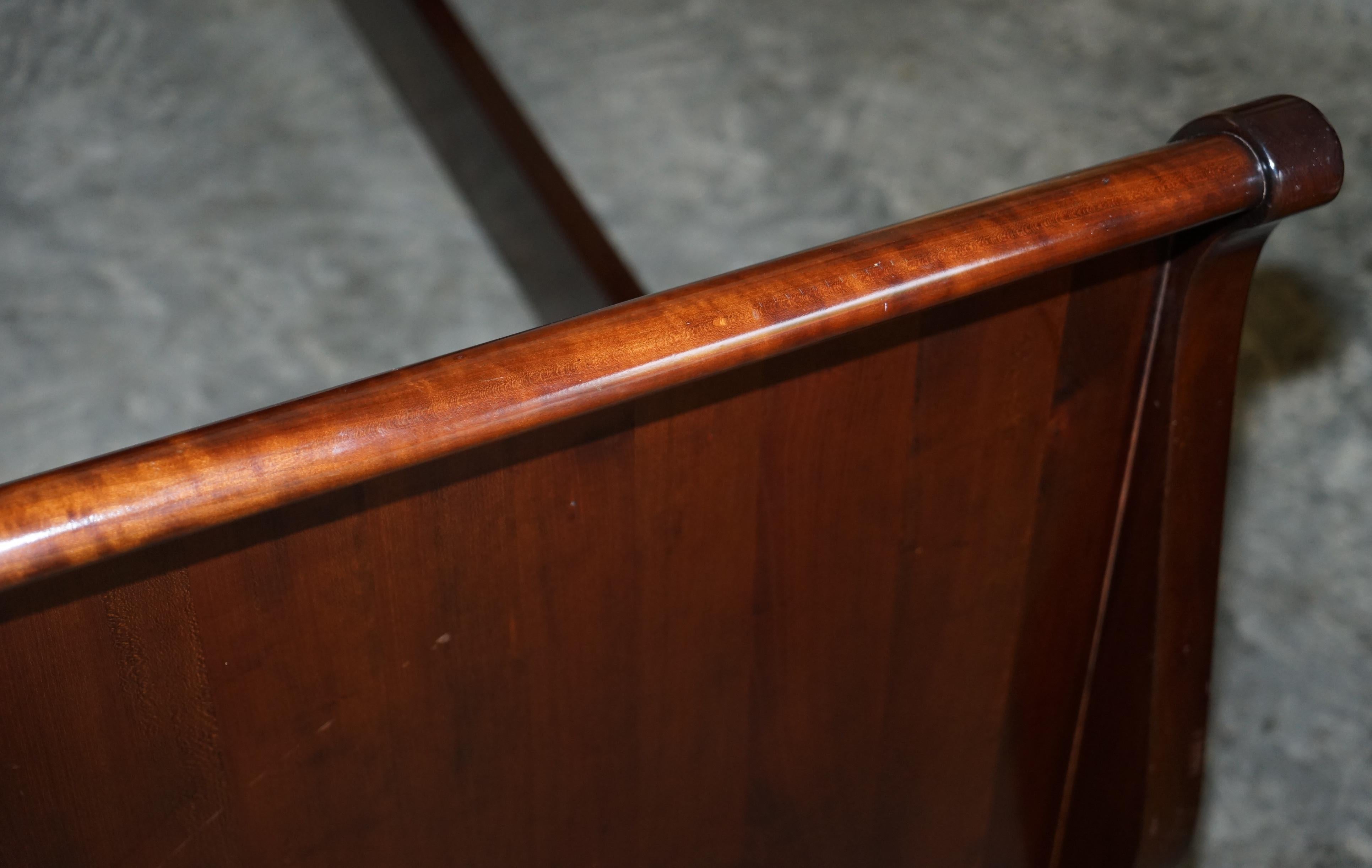 Ralph Lauren American Hardwood Super King Size Sleigh Bed Frame Exquisite Timber 5