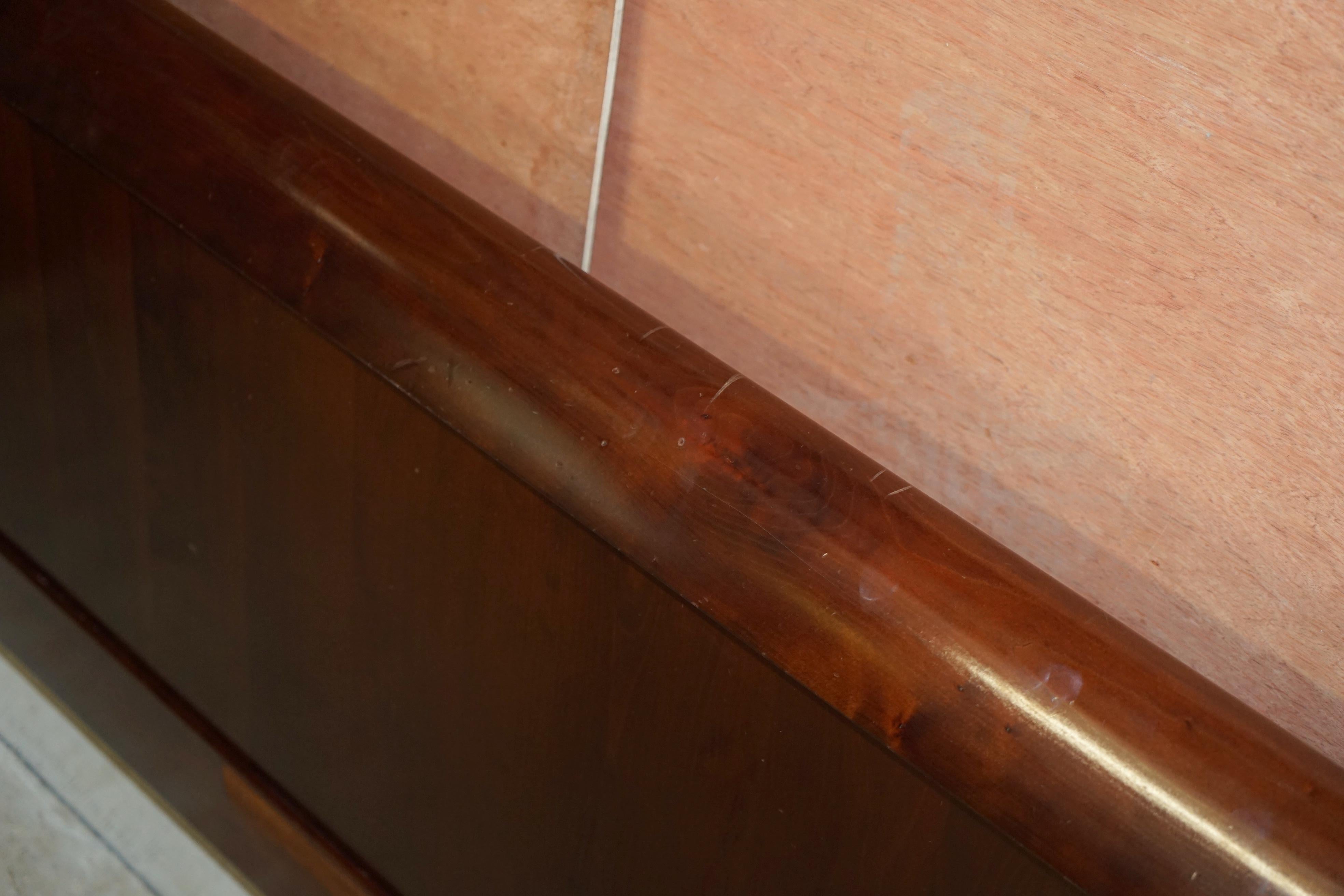 Ralph Lauren American Hardwood Super King Size Sleigh Bed Frame Exquisite Timber 7