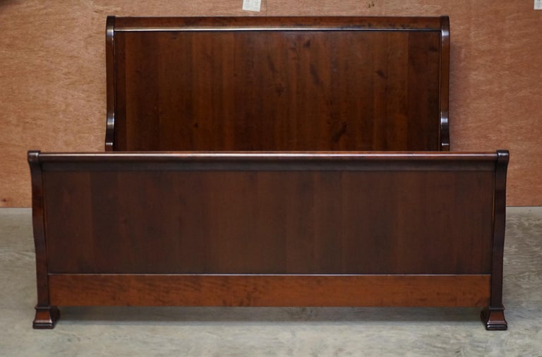 Ralph Lauren American Hardwood Super King Size Sleigh Bed Frame