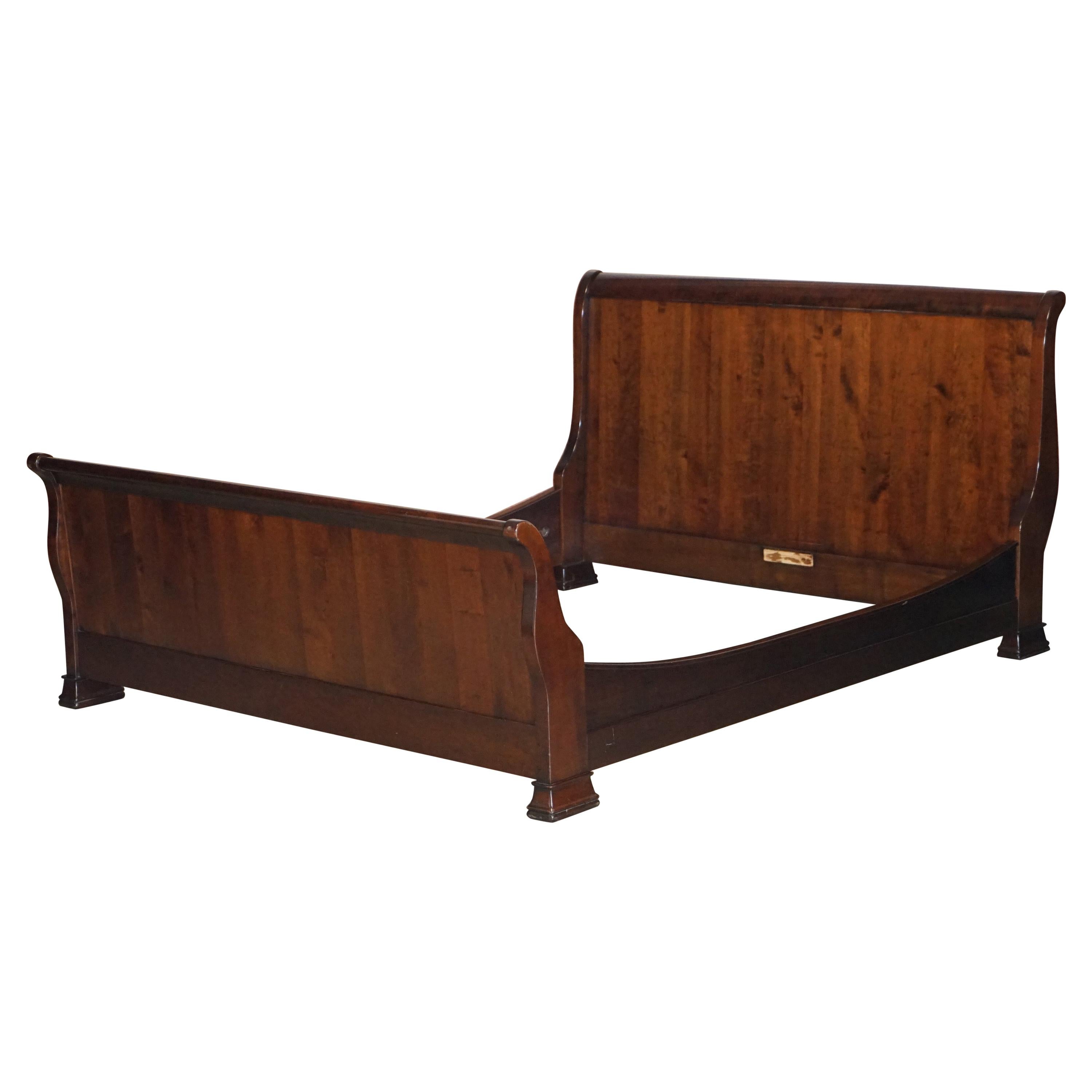 Sleigh Bed Frame Exquisite Timber, King Size Bed Frame Sleigh Bed