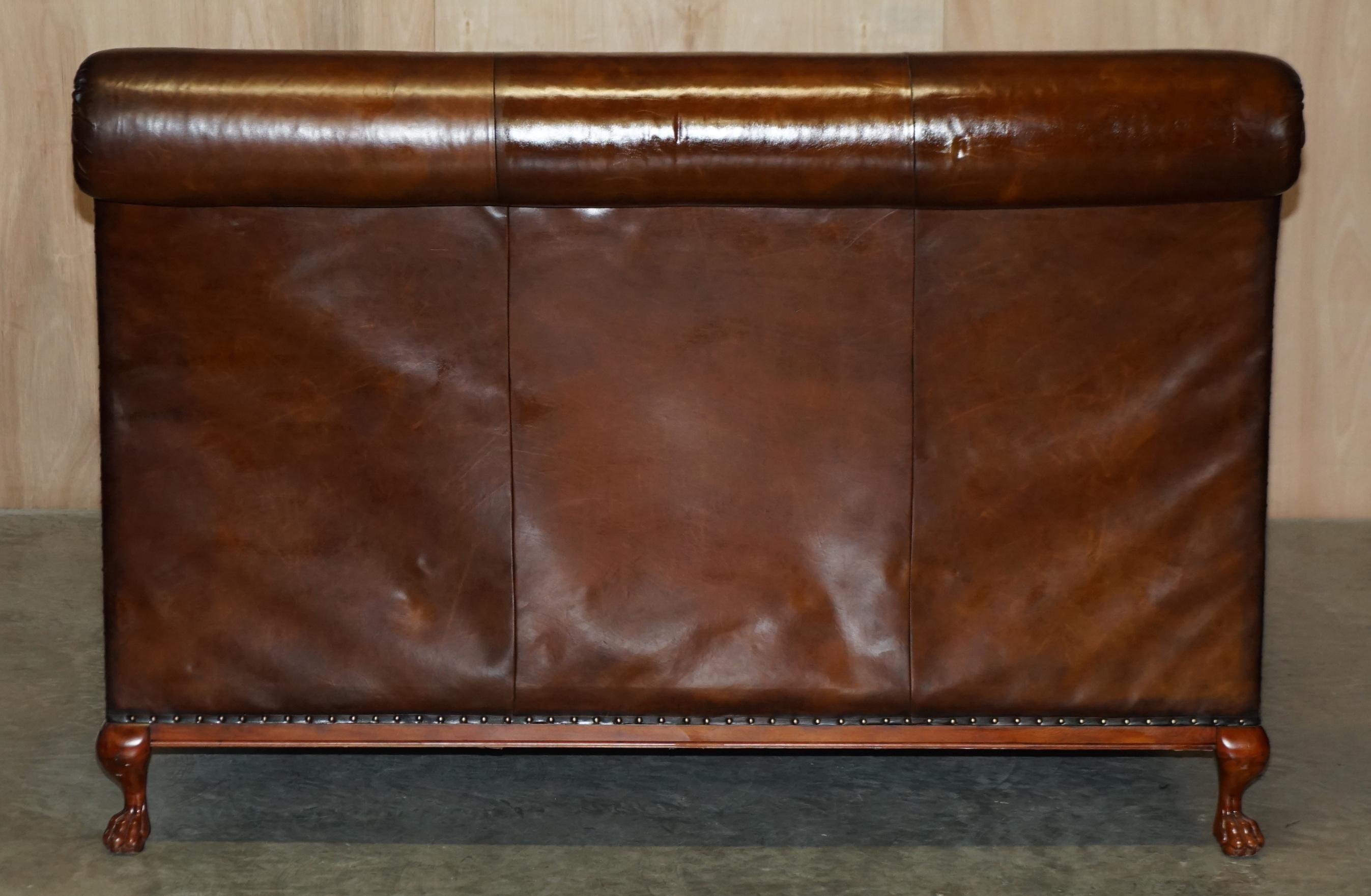 Ralph Lauren and So to Bed Bonaparte Brown Leather Emperor Size Bed 5