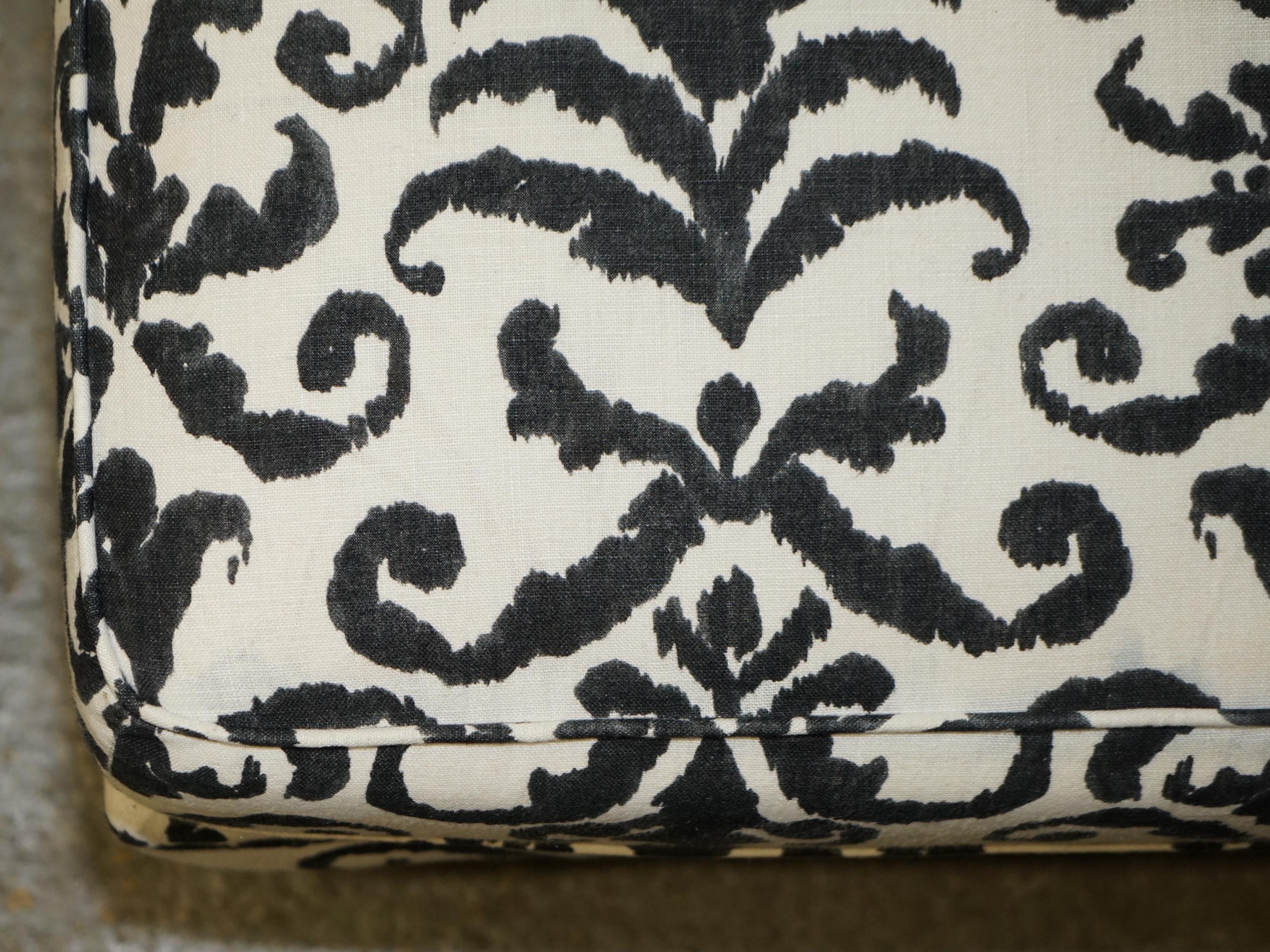 Ralph Lauren Aran Isles Large Comfortable Designer Footstool Ottoman 3