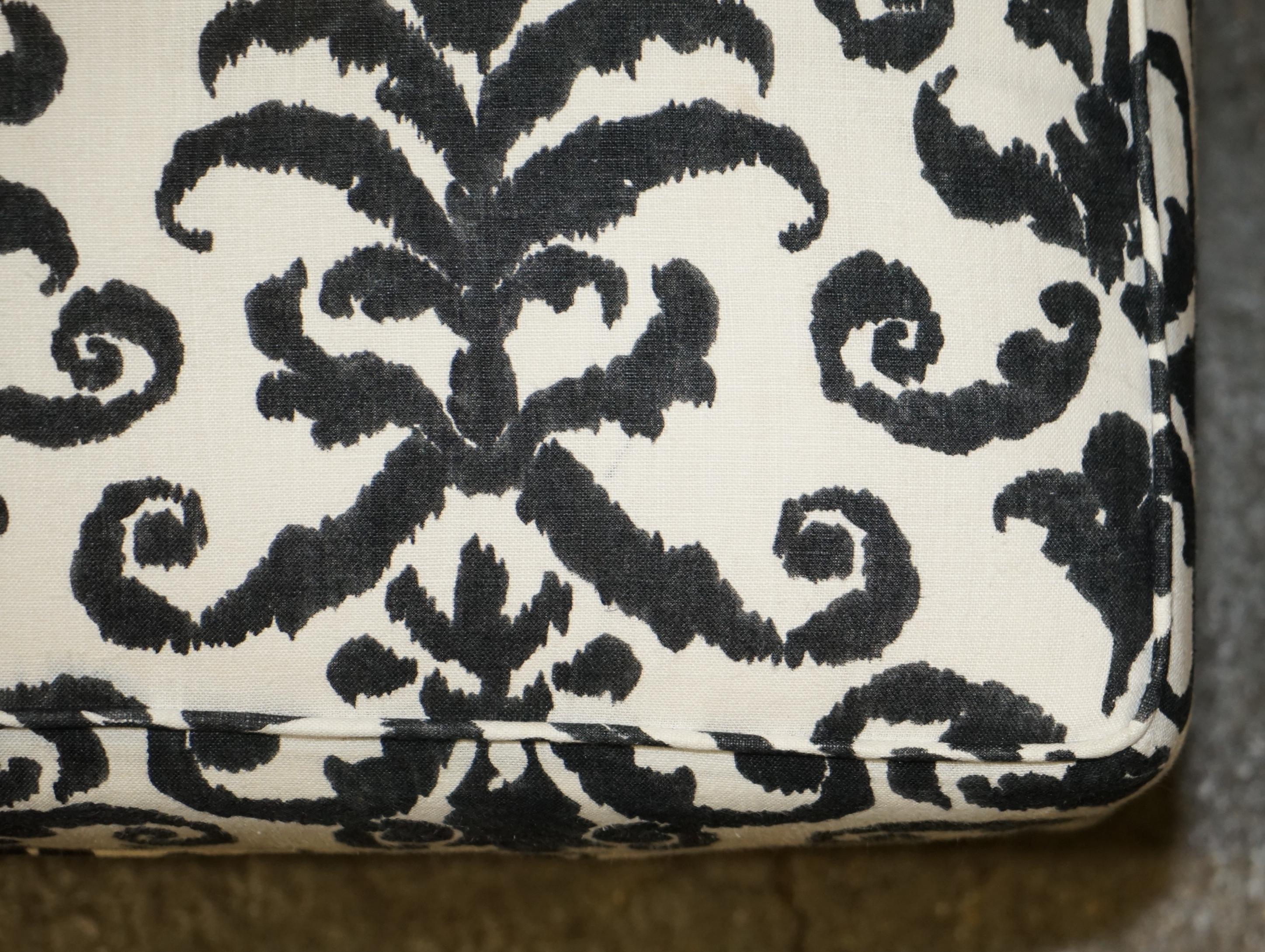 Ralph Lauren Aran Isles Large Comfortable Designer Footstool Ottoman 4
