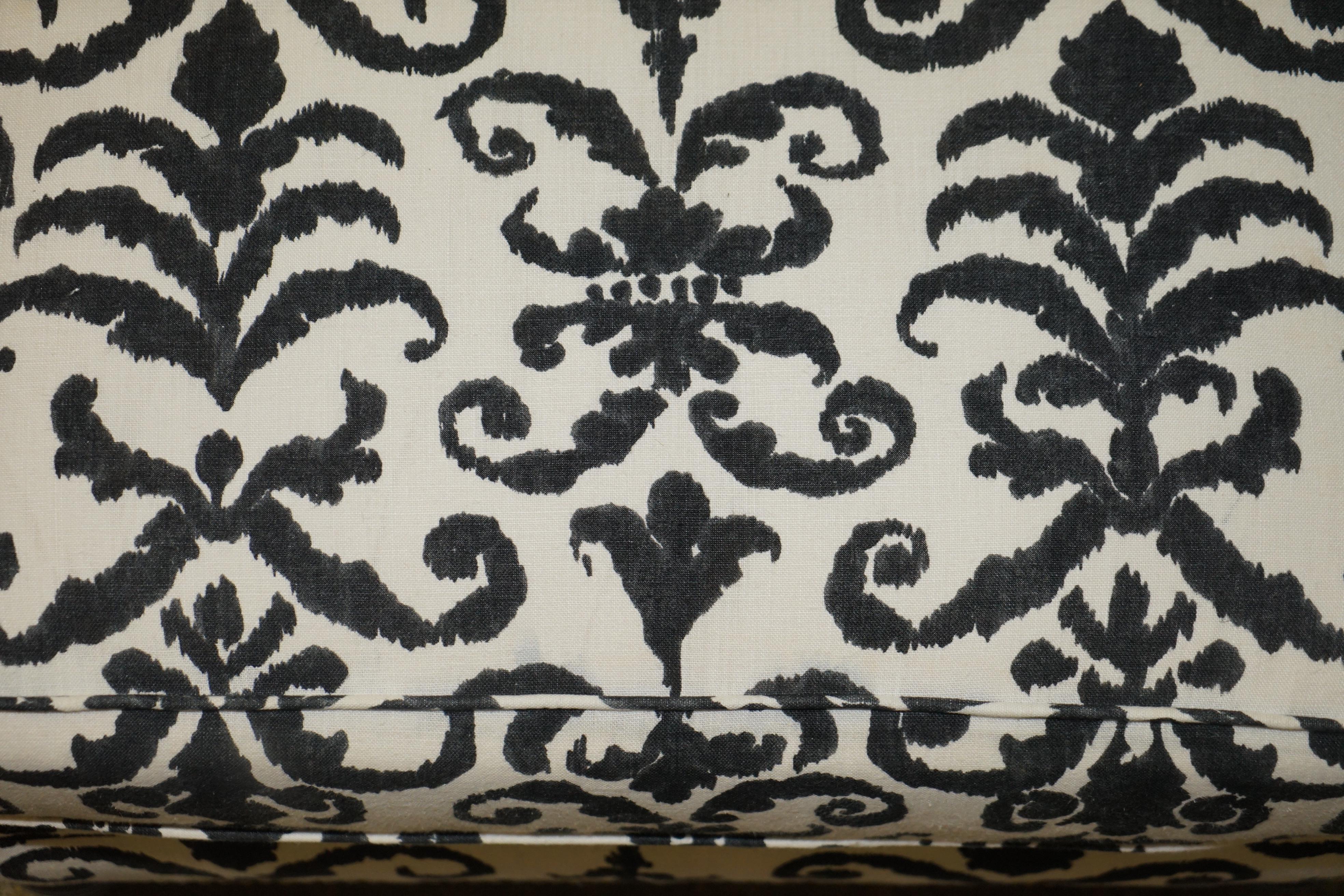 Ralph Lauren Aran Isles Large Comfortable Designer Footstool Ottoman 7