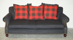 Ralph Lauren Aran Isles Three Seat Sofa & Pair of Armchairs Suite