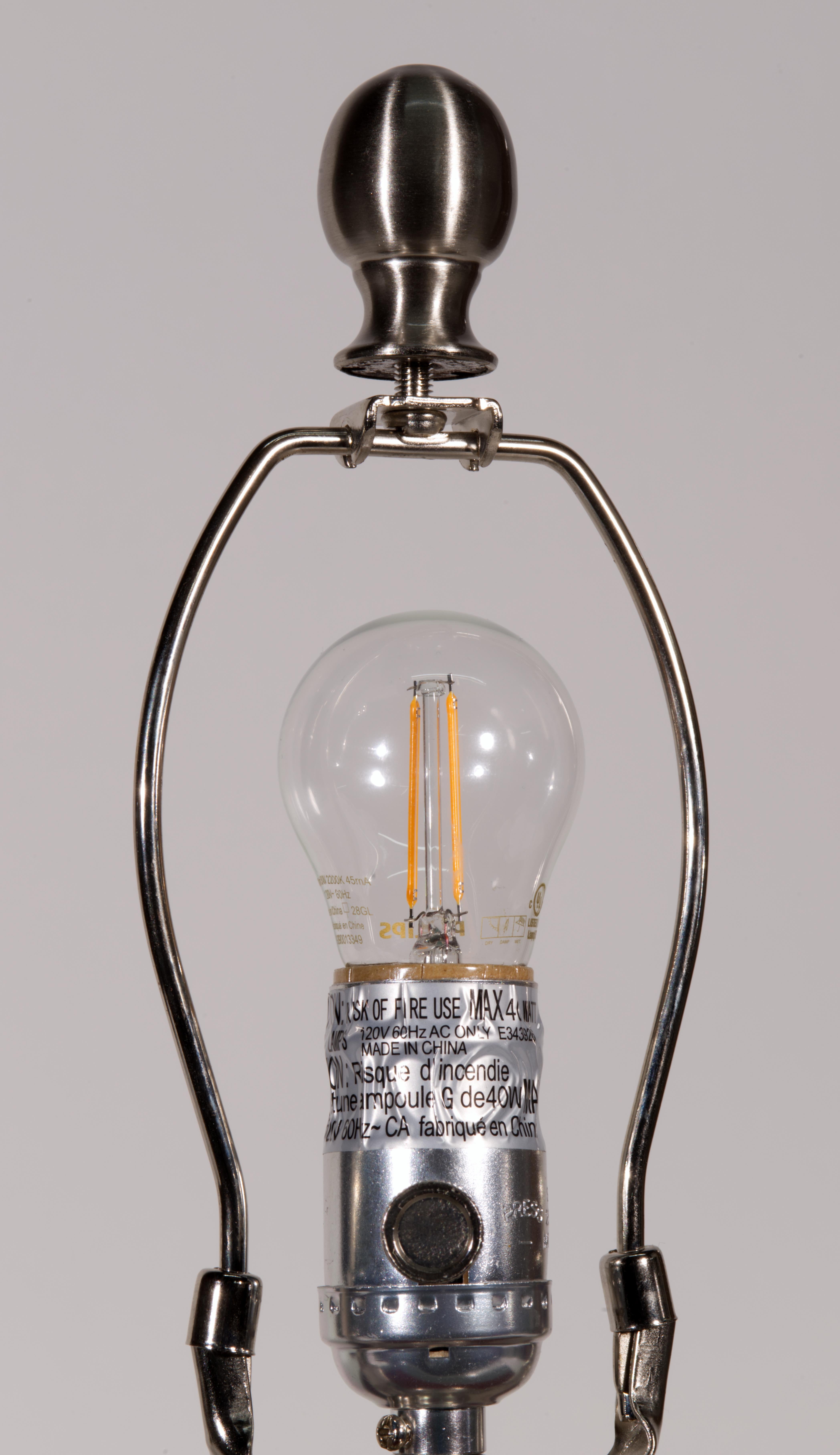Ralph Lauren Art Deco-Tischlampe im Stil von Ralph Lauren, graue Craquelure-Glasur im Angebot 3