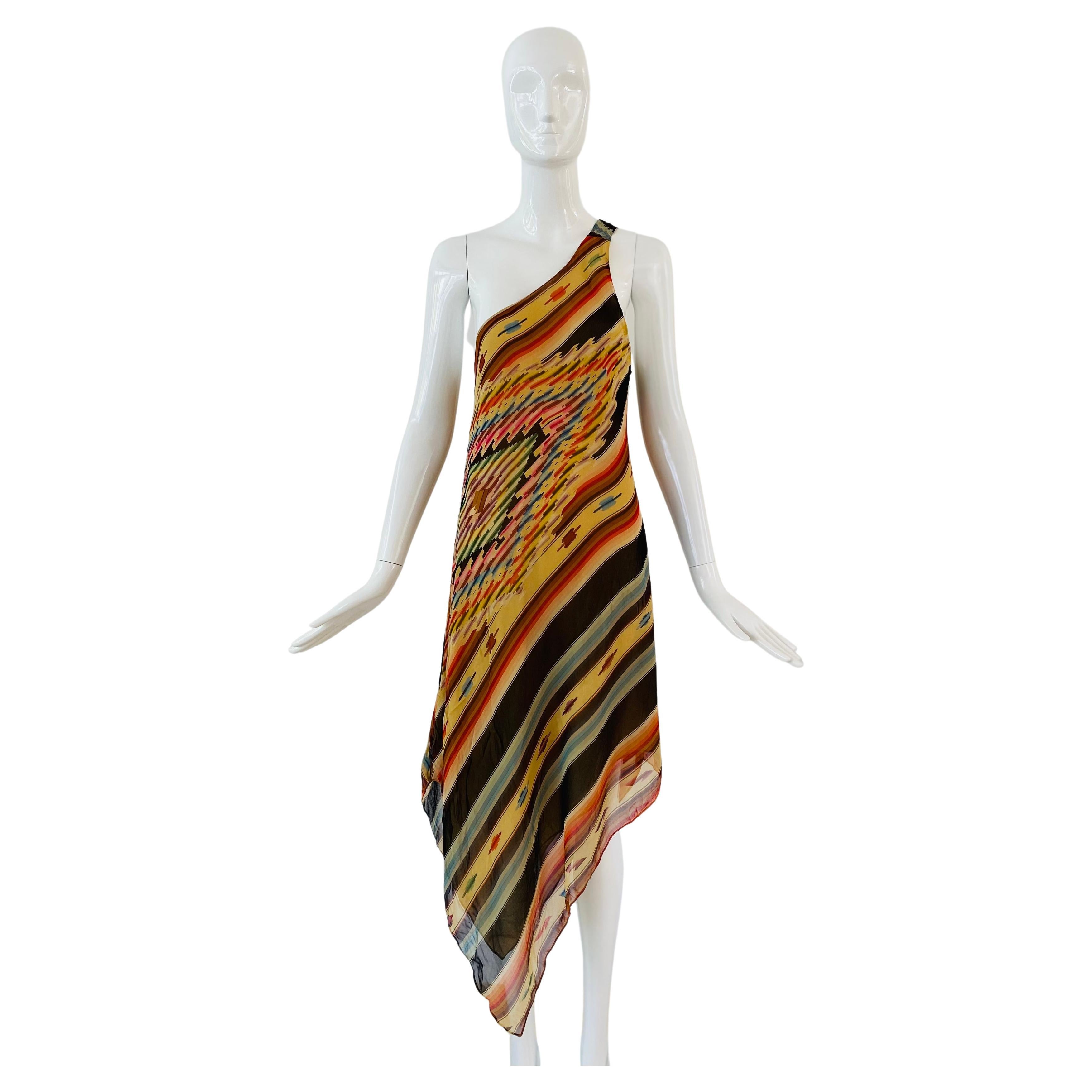 Ralph Lauren Asymmetrical Southwestern Dress For Sale