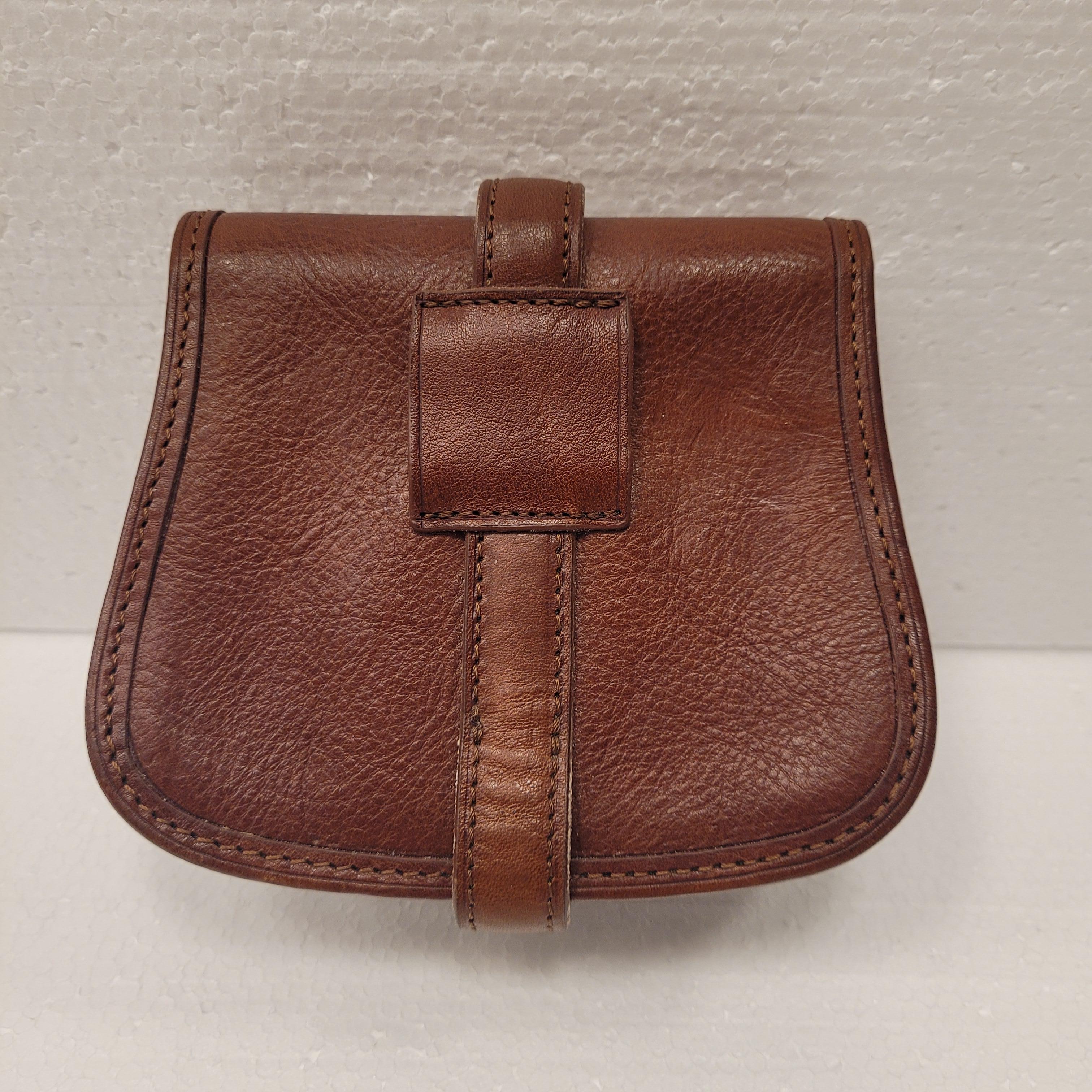 Femenino o masculino Bolso/cinturón Ralph Lauren, cuero marrón, diseño contemporáneo en venta