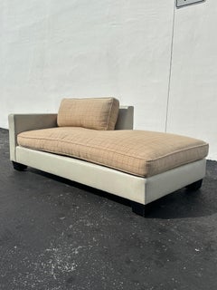 Sofá Ralph Lauren de piel beige