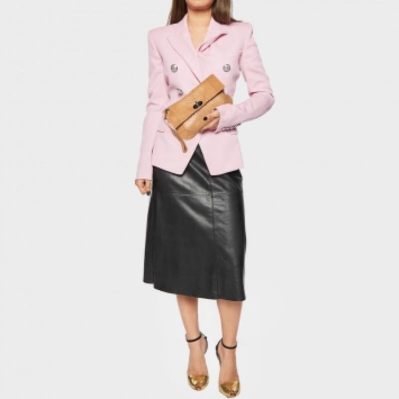 Pochette da polso in pitone beige di Ralph Lauren in vendita 5