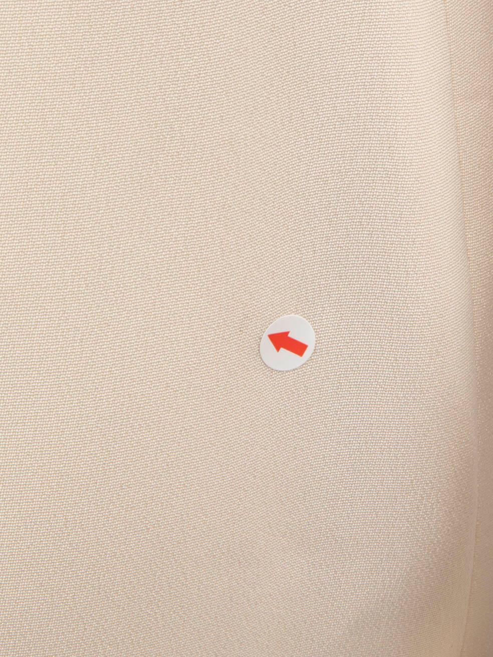 Ralph Lauren Beigefarbene schlanke Seidenhose Größe L im Angebot 4