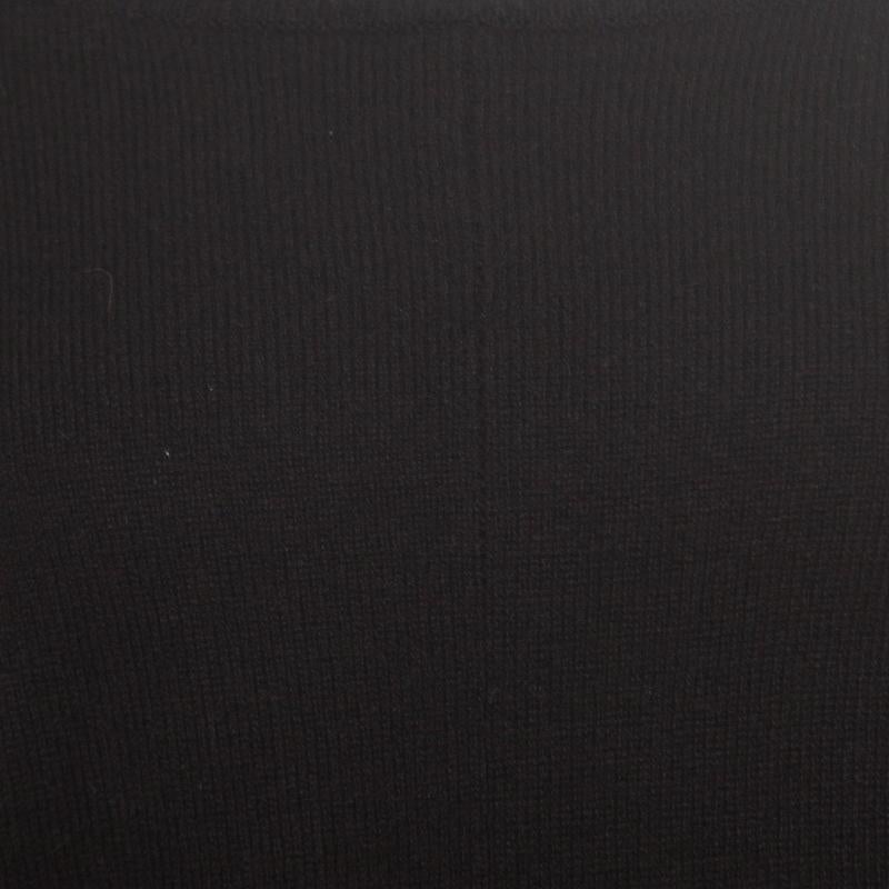 Ralph Lauren Black Cashmere Belted Poncho S 1