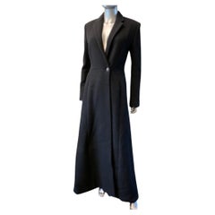 Ralph Lauren Black Label "Anna Karenina" Cappotto in cashmere nero taglia 8