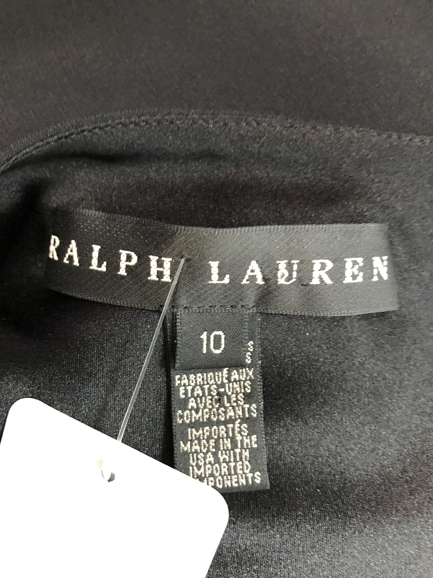 Ralph Lauren Black Label Beaded Halter Neck Evening Dress 10 5