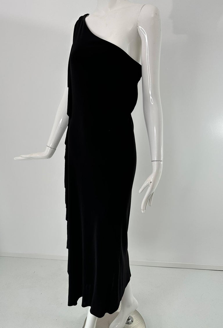 sweet sensation striped maxi dress - black Classic | Trendy Women's Dress Size:M-US4 Antique Gold Loeffler Randall Leonie Black High Neckline