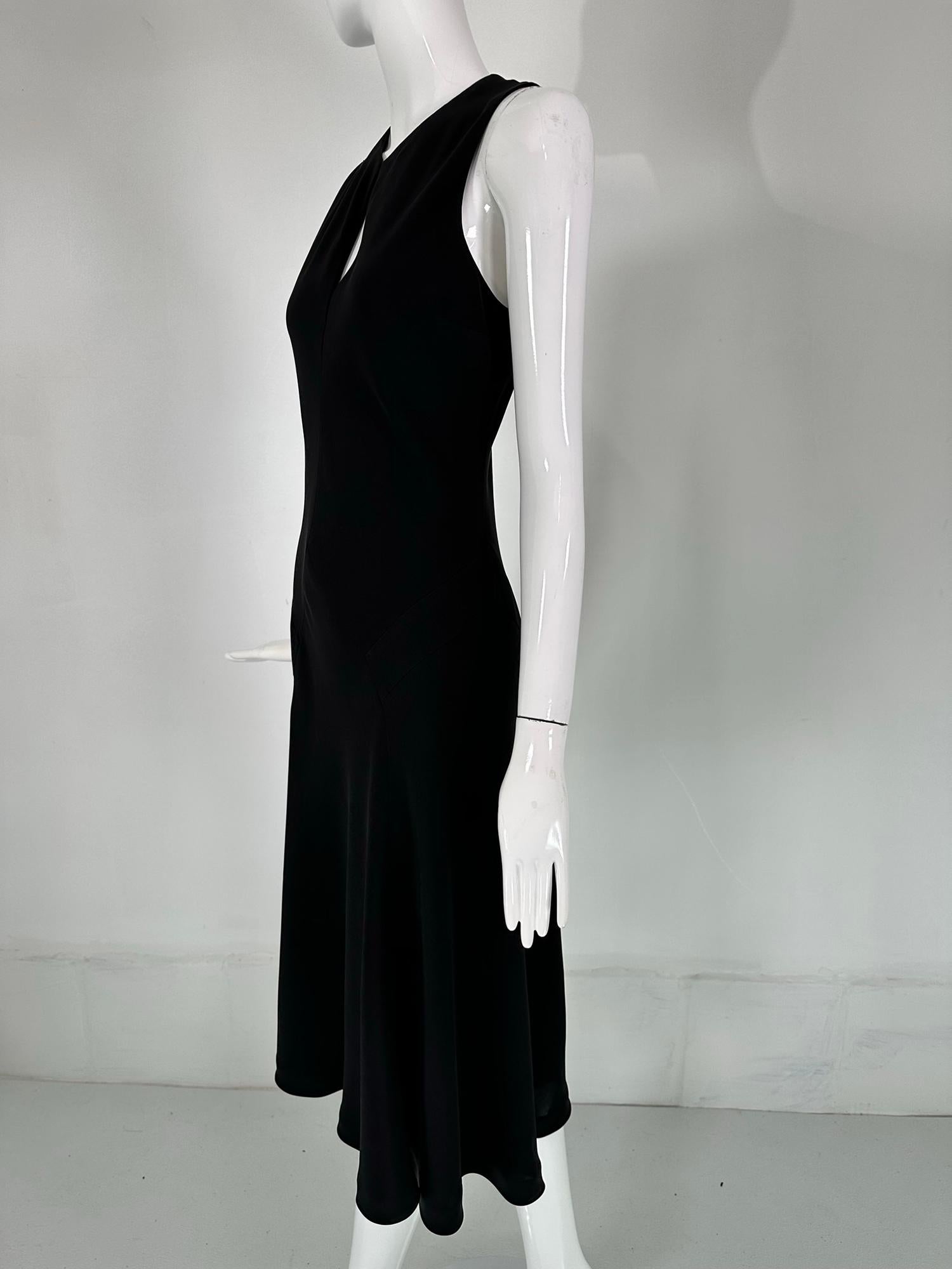 Ralph Lauren Black Label Classic Silk Bias Cut Dress 8 For Sale 6
