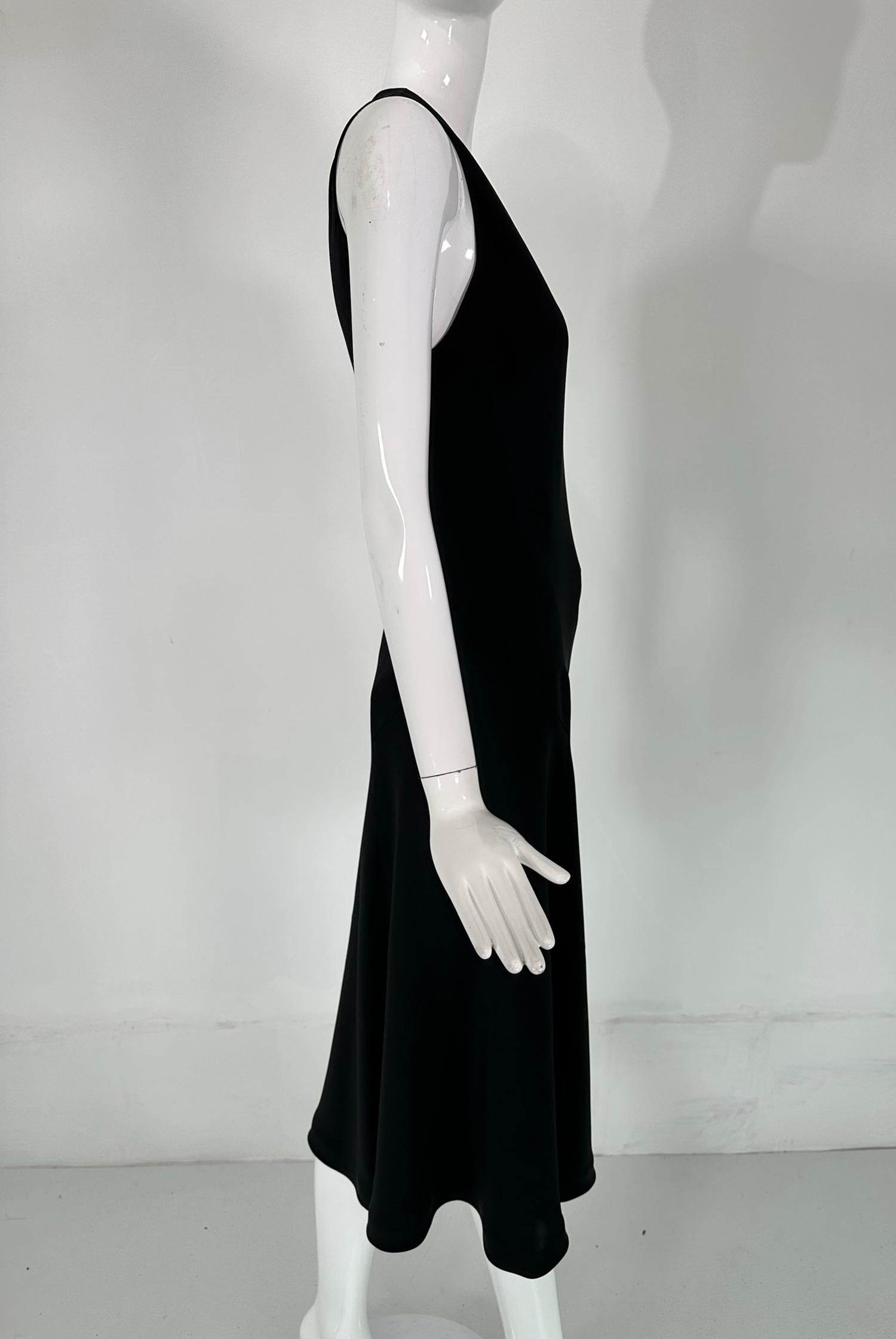 Women's Ralph Lauren Black Label Classic Silk Bias Cut Dress 8 For Sale