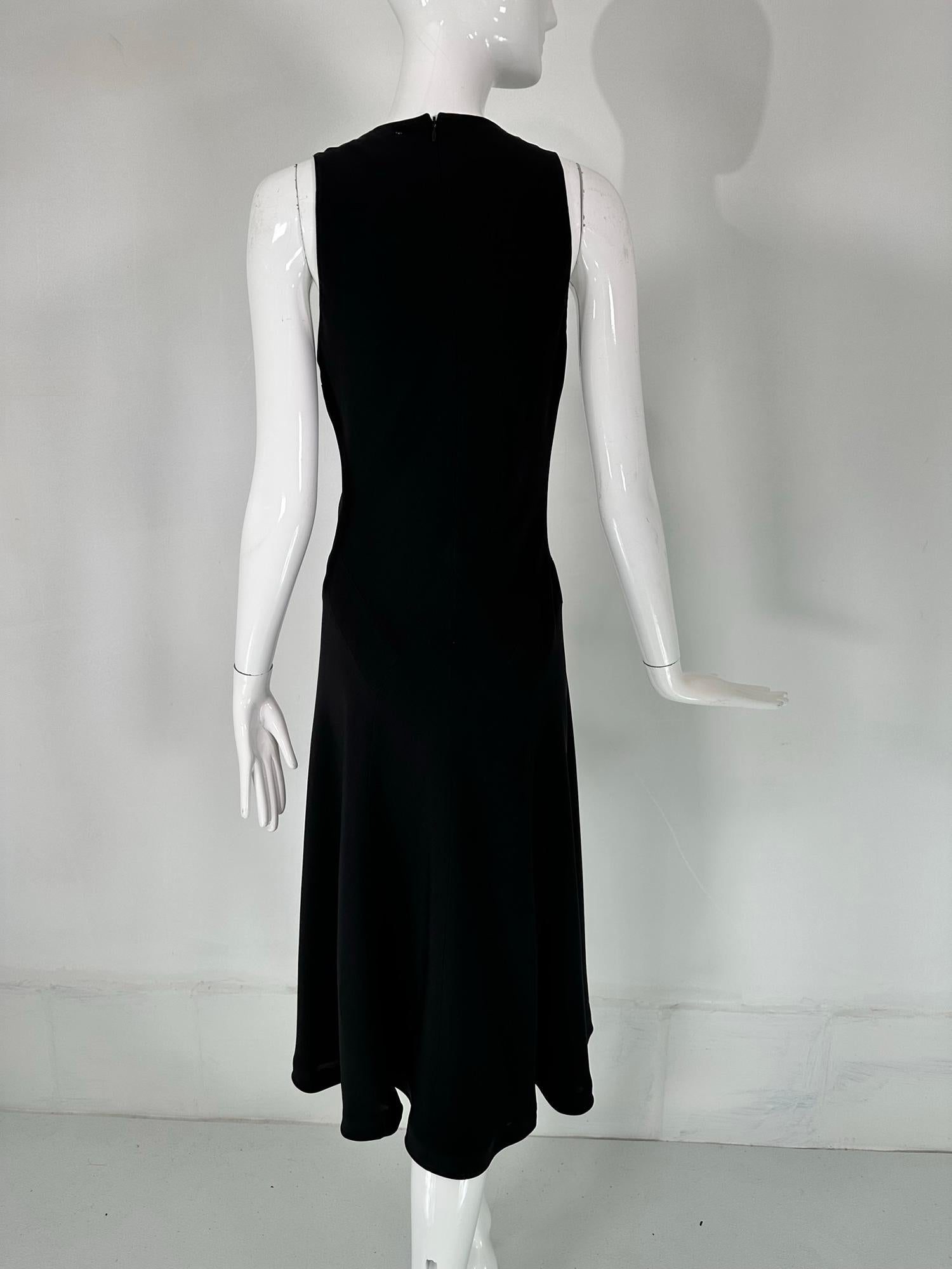 Ralph Lauren Black Label Classic Silk Bias Cut Dress 8 For Sale 3