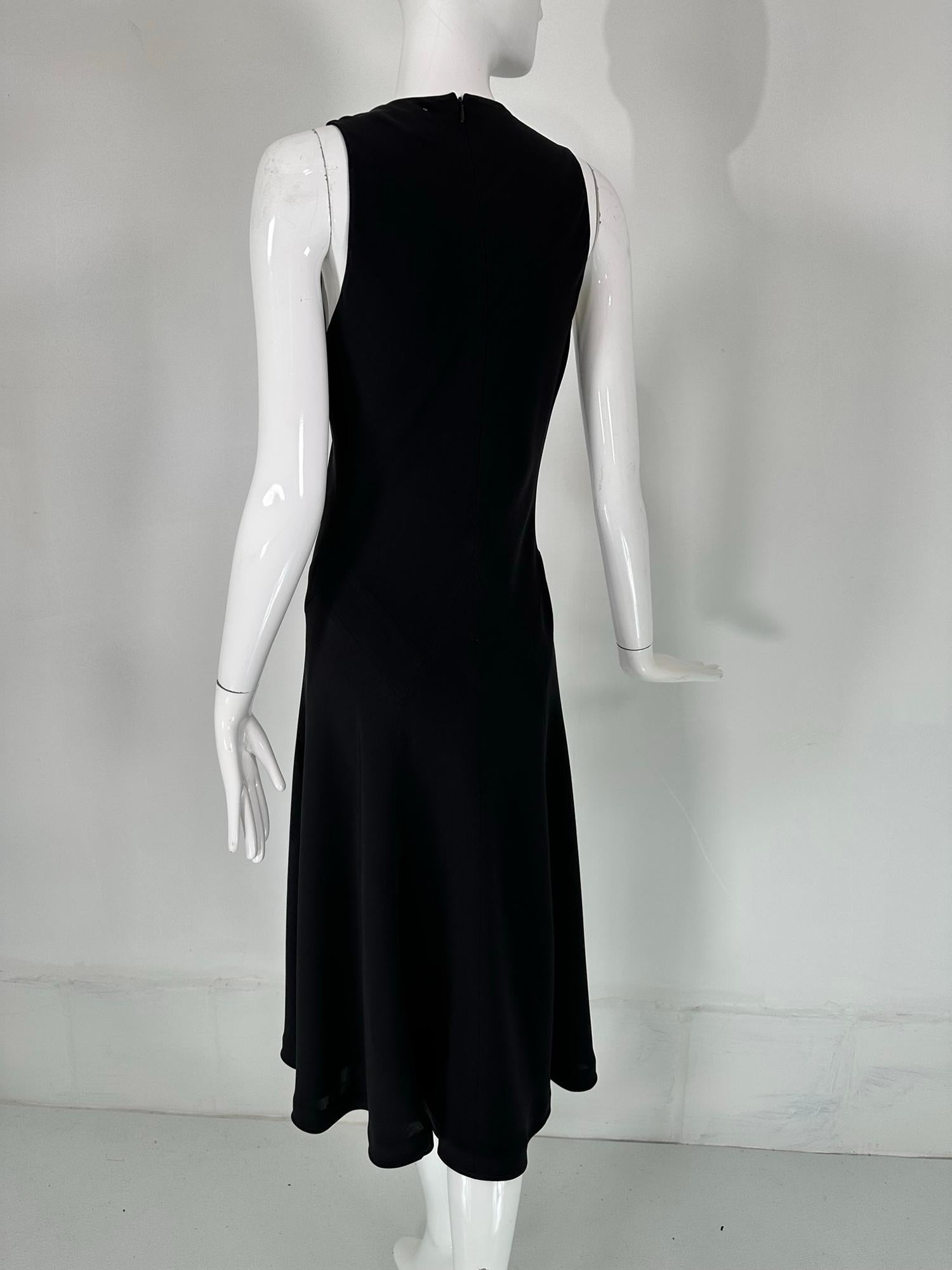 Ralph Lauren Black Label Classic Silk Bias Cut Dress 8 For Sale 4
