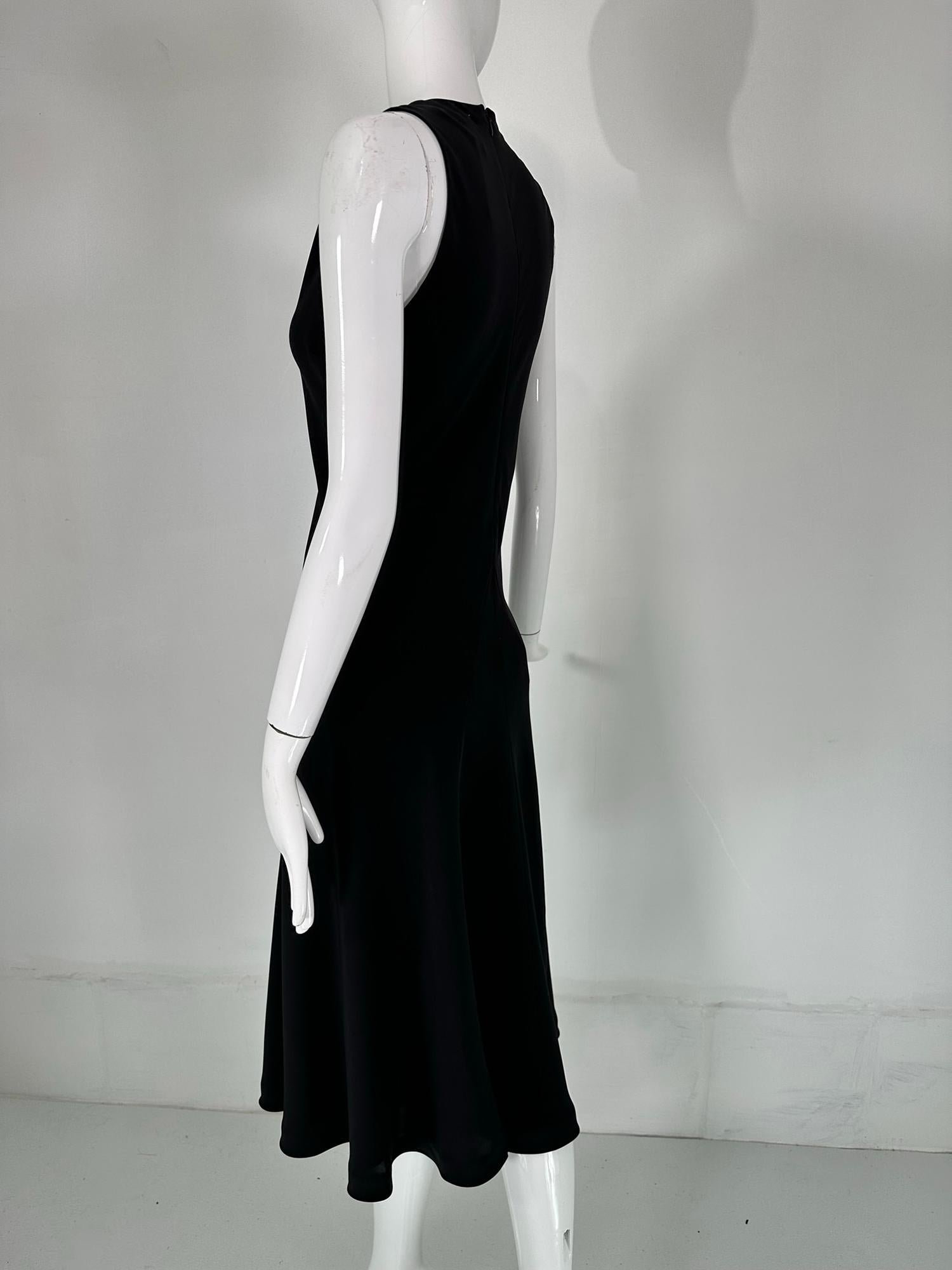 Ralph Lauren Black Label Classic Silk Bias Cut Dress 8 For Sale 5