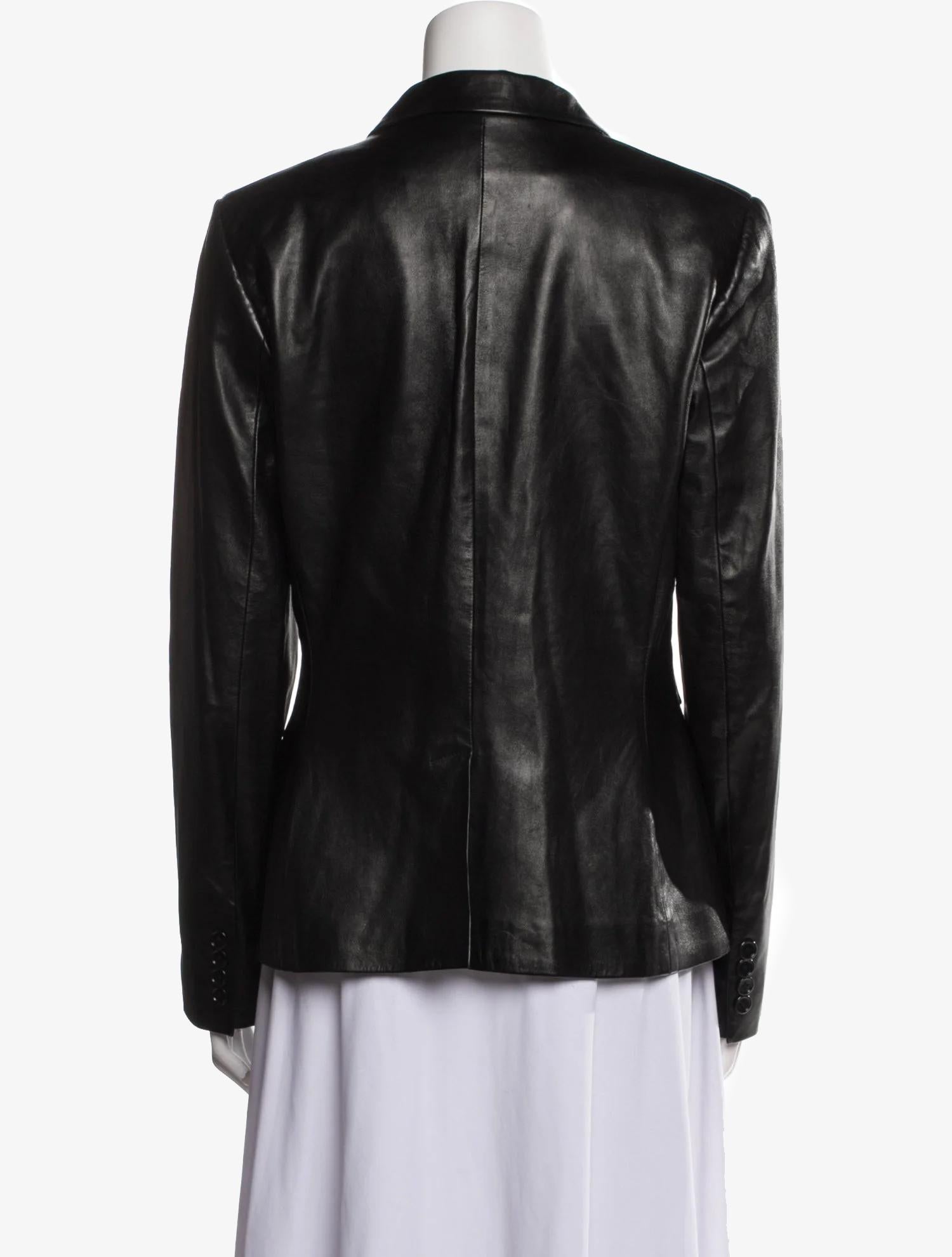 Ralph Lauren Black Label leather jacket In Good Condition For Sale In New York, NY