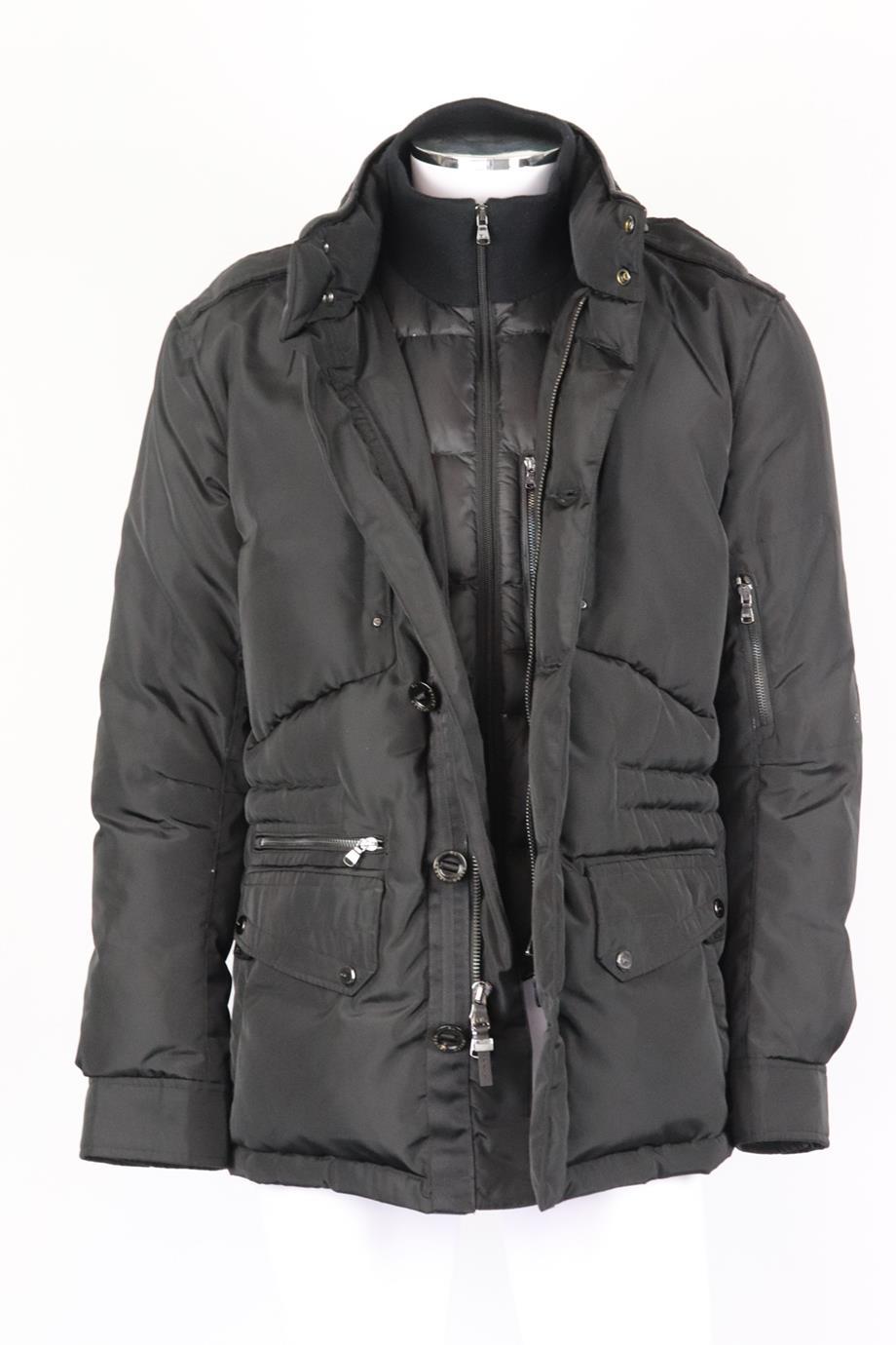 Ralph Lauren Black Label Men's Quilted Gabardine Down Jacket Large 1