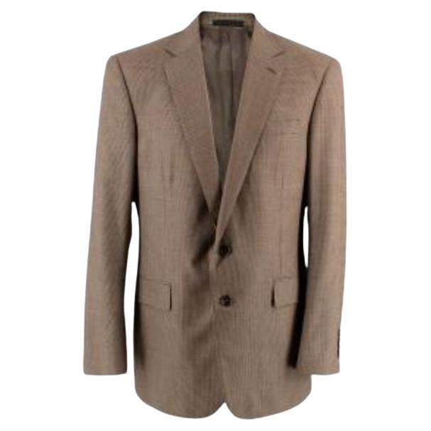 Ralph Lauren Black Label Micro Houndstooth Single Breasted Blazer For Sale