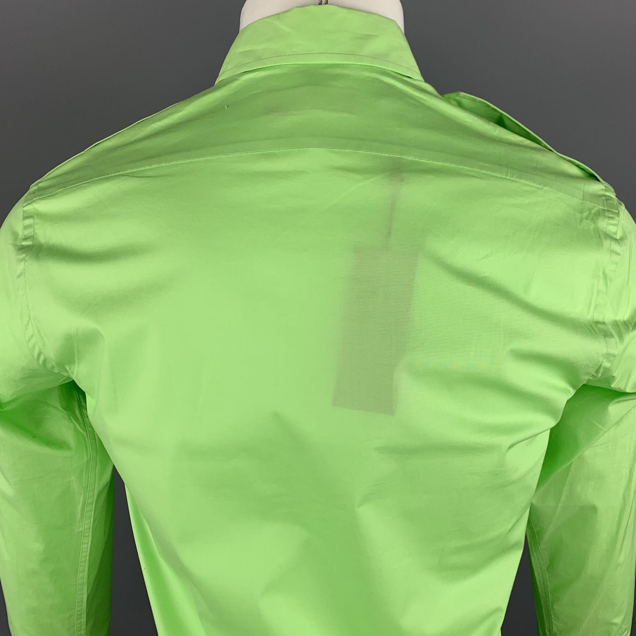 lime green long sleeve shirt