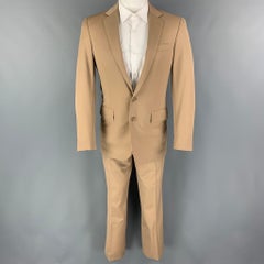 RALPH LAUREN Black Label Size 38 Khaki Wool Notch Lapel Suit