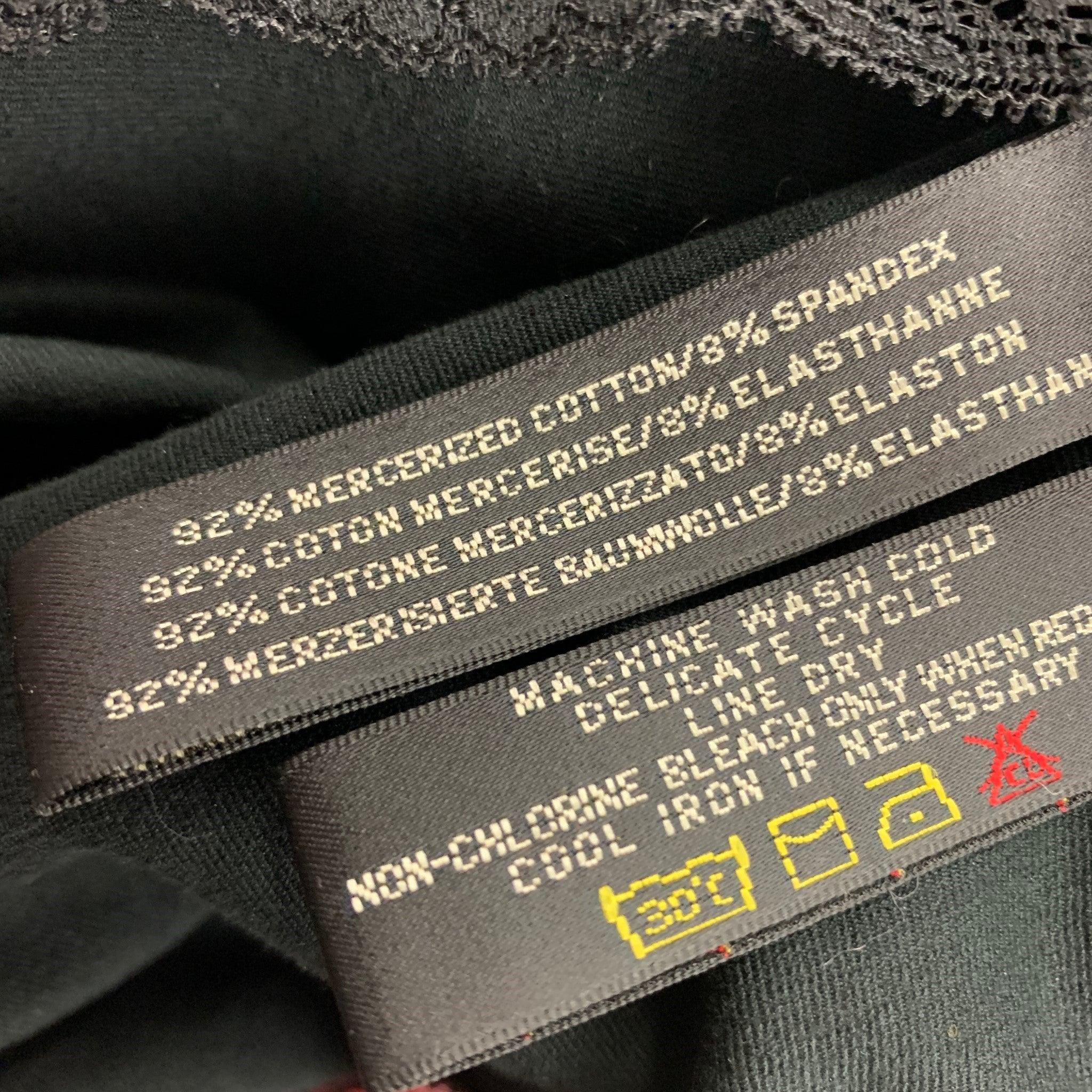 Ralph Lauren Black Label Taille M Camisole en coton mercerisé noir Pour femmes en vente