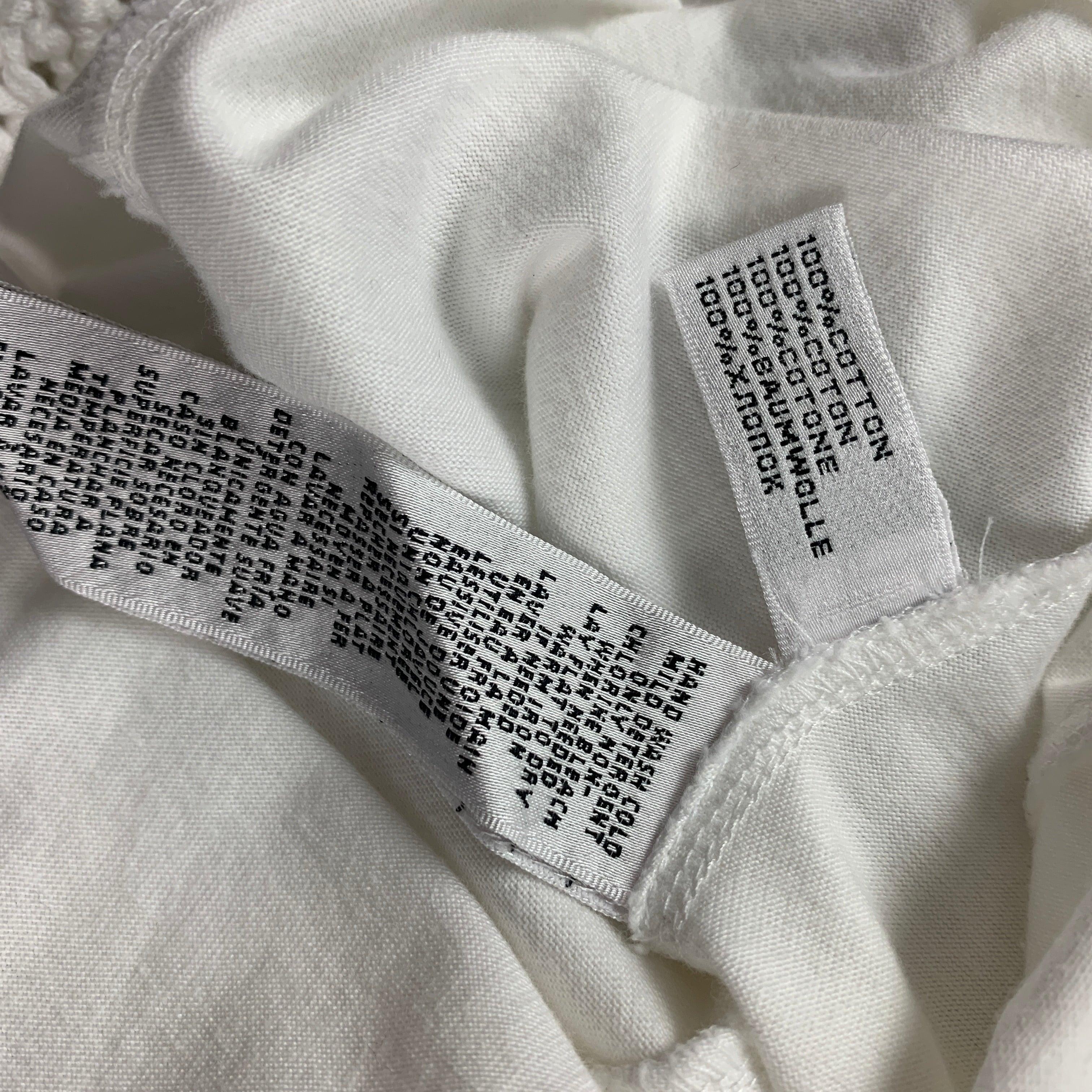 RALPH LAUREN Black Label Size M White Cotton Crochet Racerback Long Dress For Sale 1